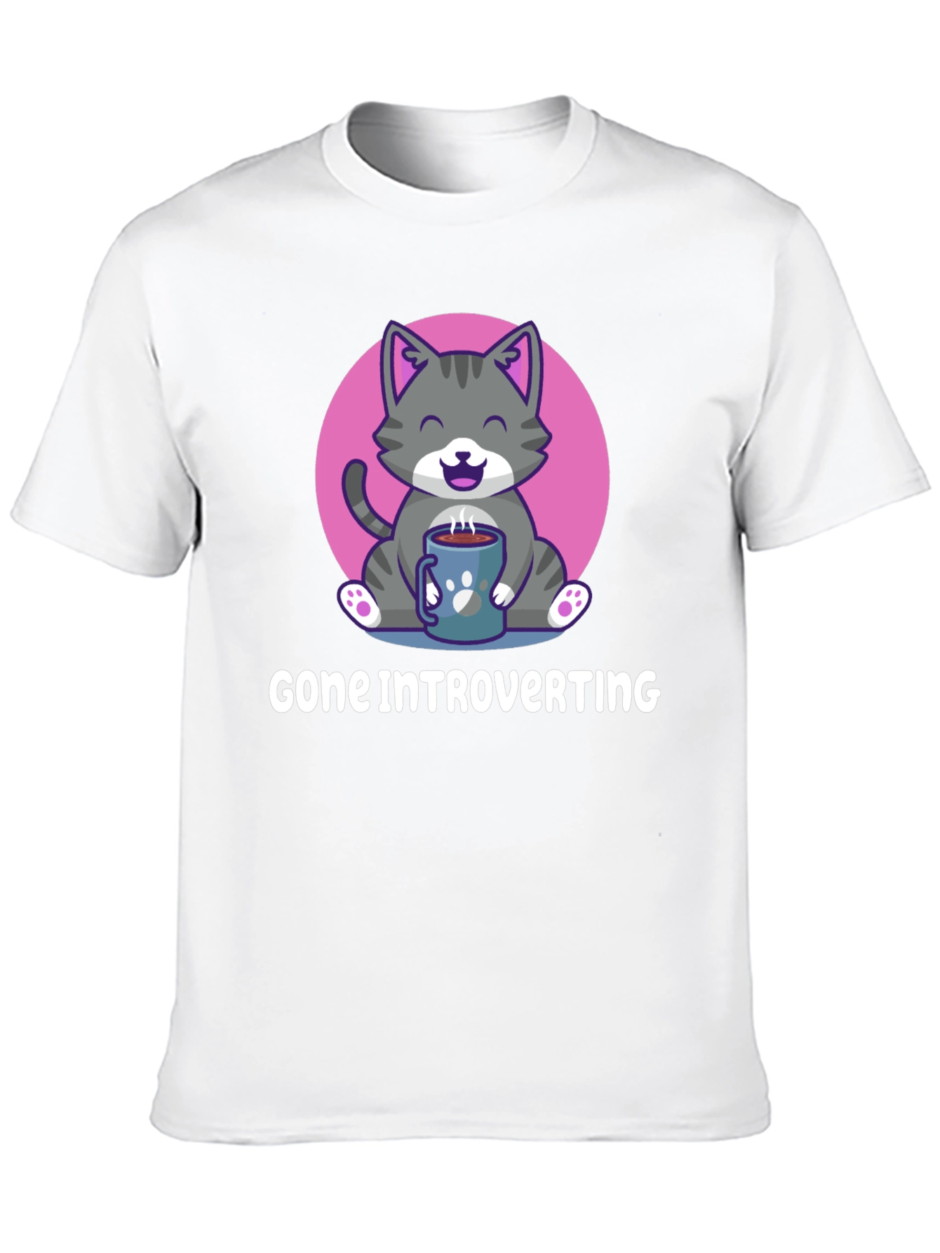 Introvert Cat T-Shirt: Cozy Comfort