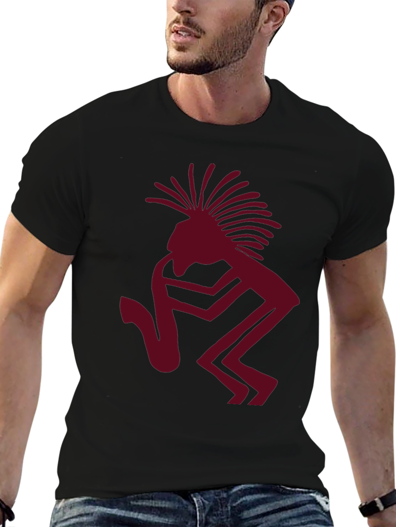 Kokopelli T-Shirt - Black Graphic Tee