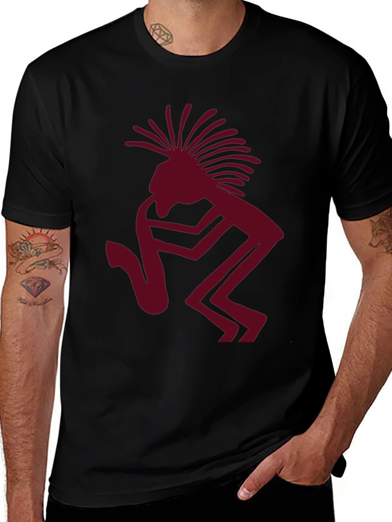 Kokopelli T-Shirt - Black Graphic Tee