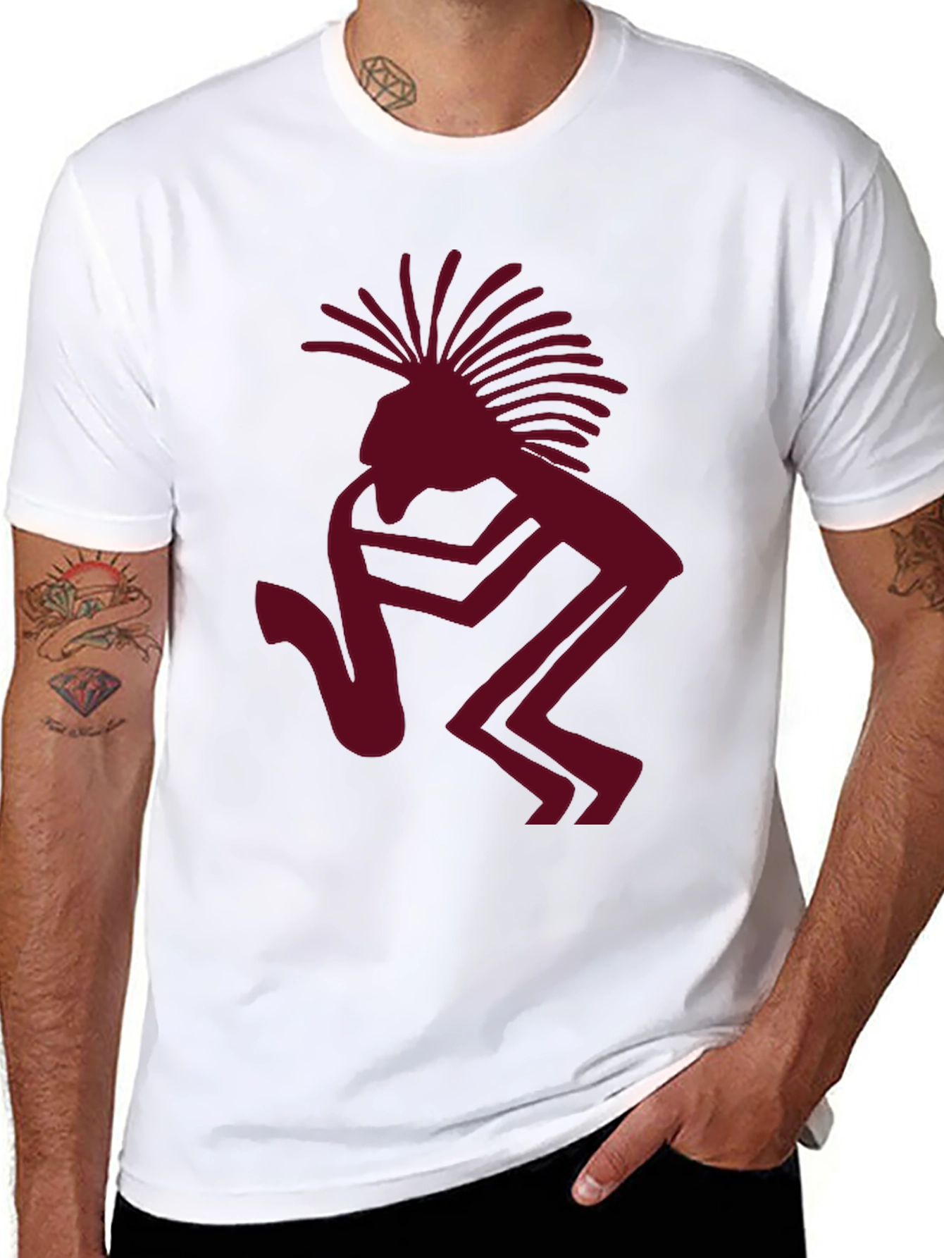 Kokopelli T-Shirt - Black Graphic Tee