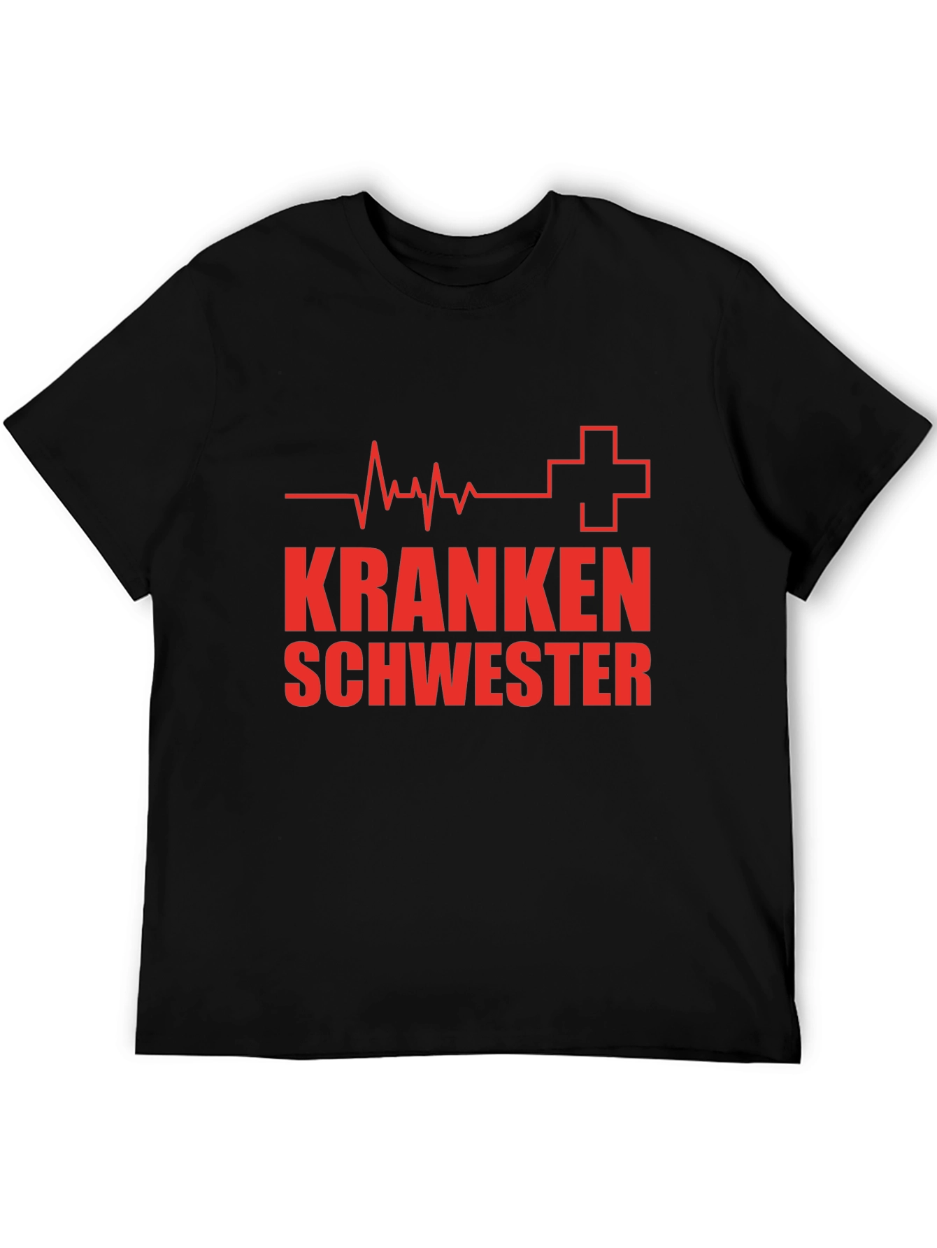 Krankenschwester Black T-Shirt Nurse Gift