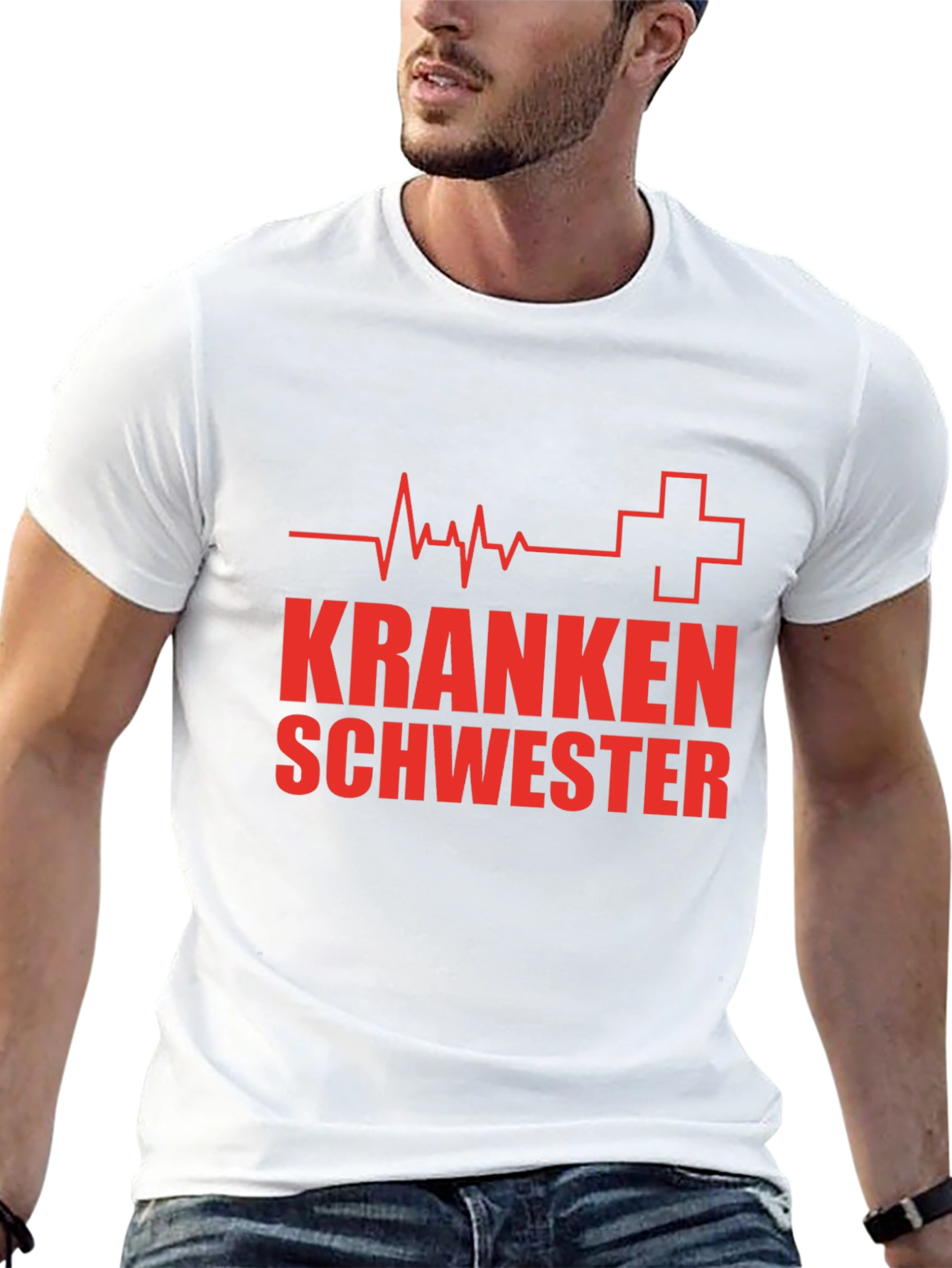 Krankenschwester Black T-Shirt Nurse Gift