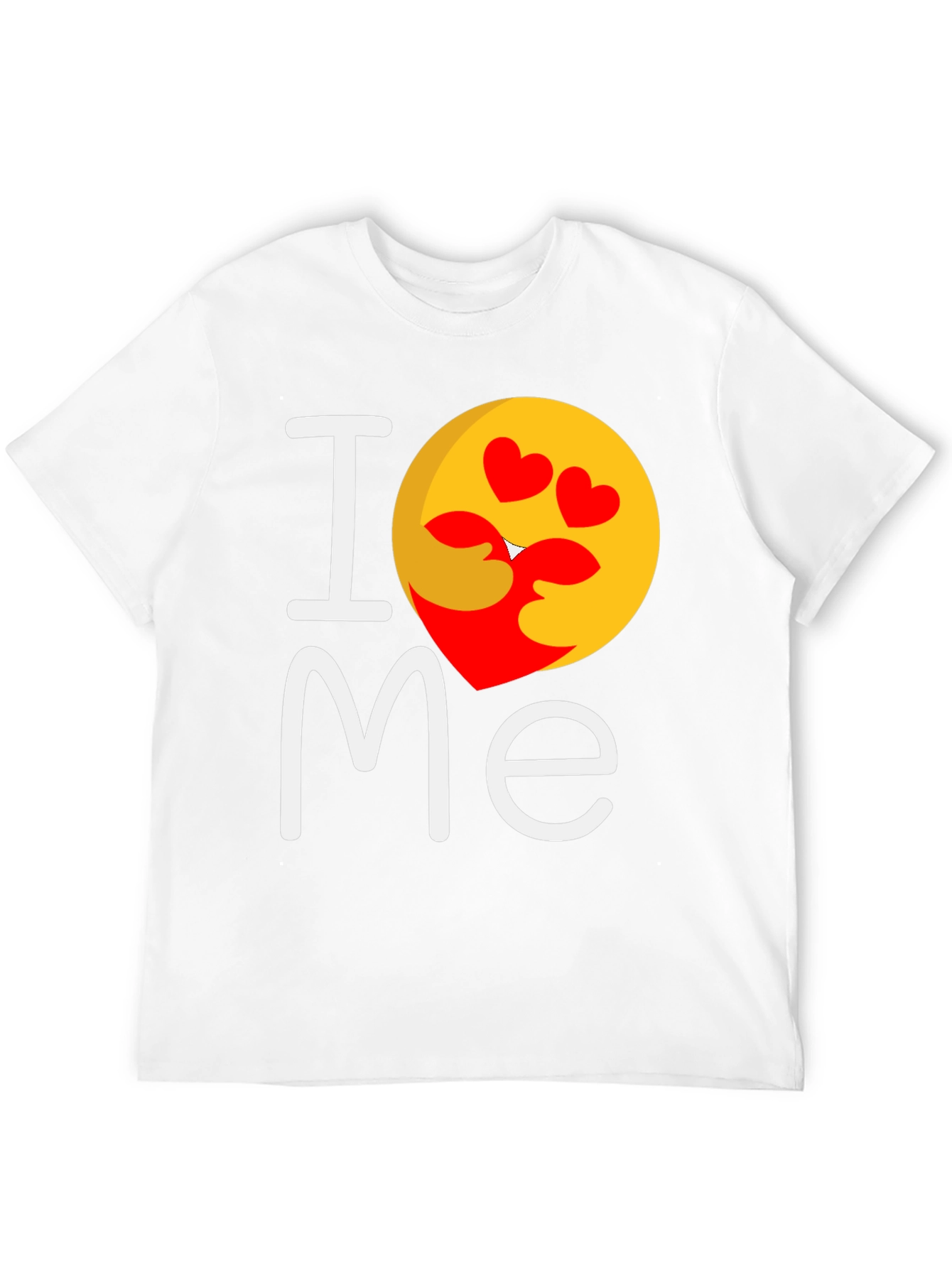 I Heart Me Graphic T-Shirt - Trendy Emoji Design