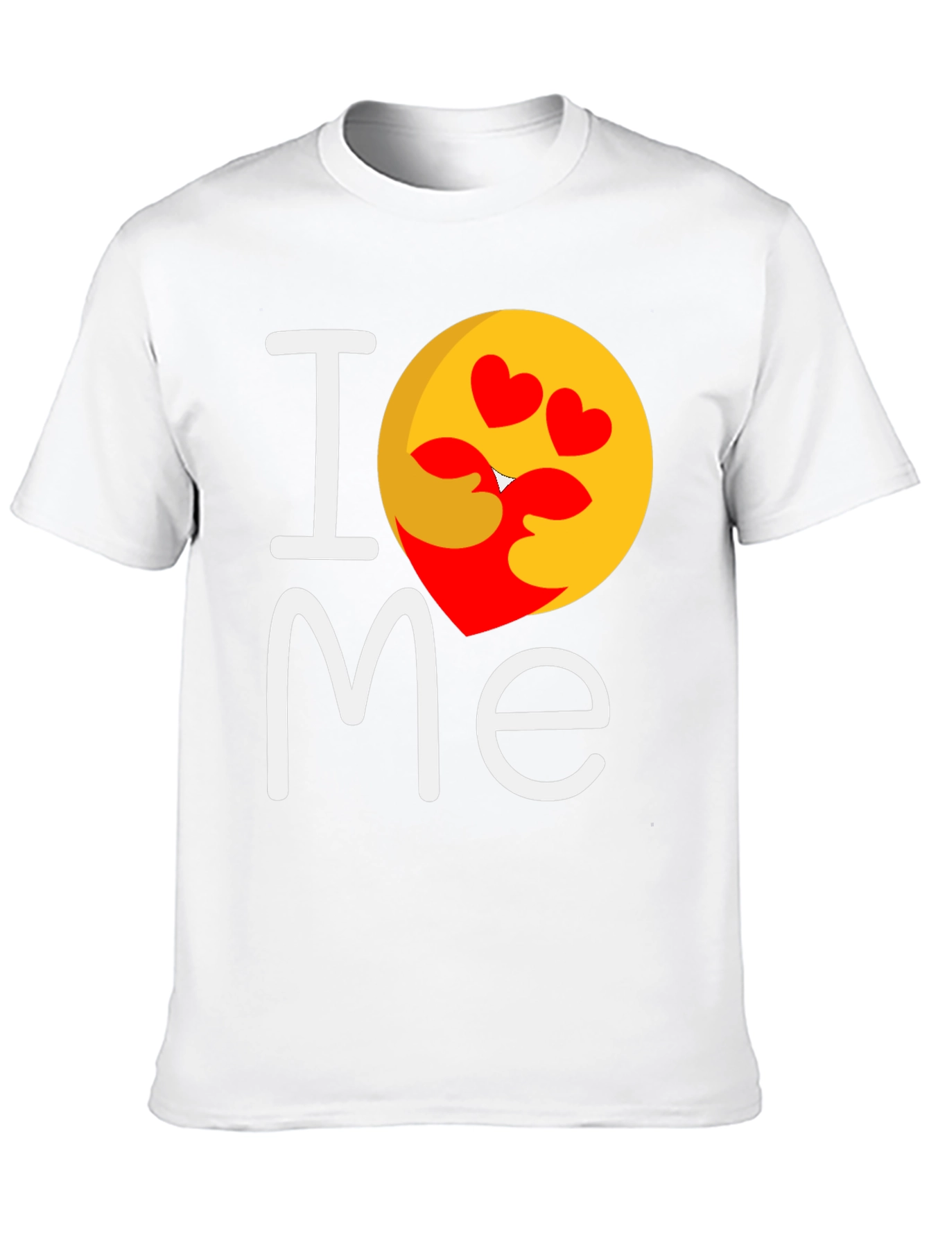 I Heart Me Graphic T-Shirt - Trendy Emoji Design