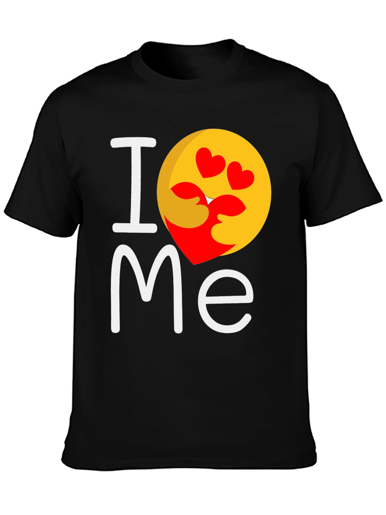 I Heart Me Graphic T-Shirt - Trendy Emoji Design