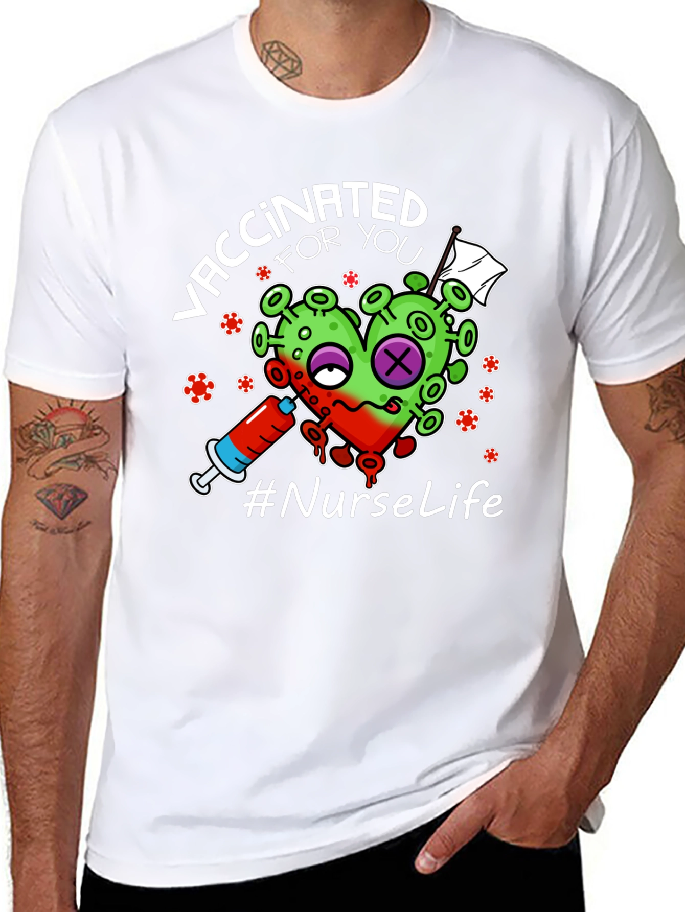 Vaccinated For You Nurse Life T-Shirt