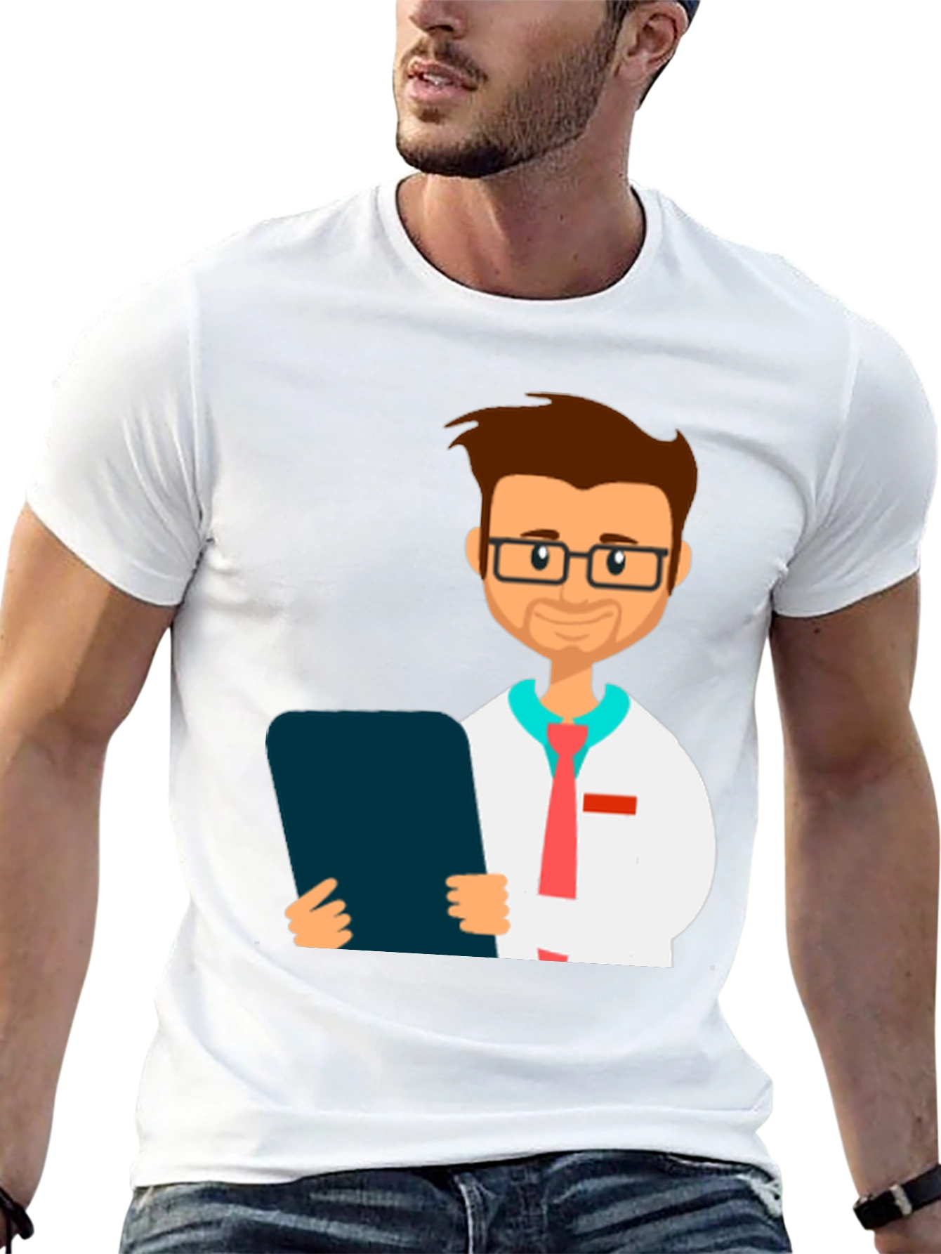 Cartoon Doctor Graphic Tee