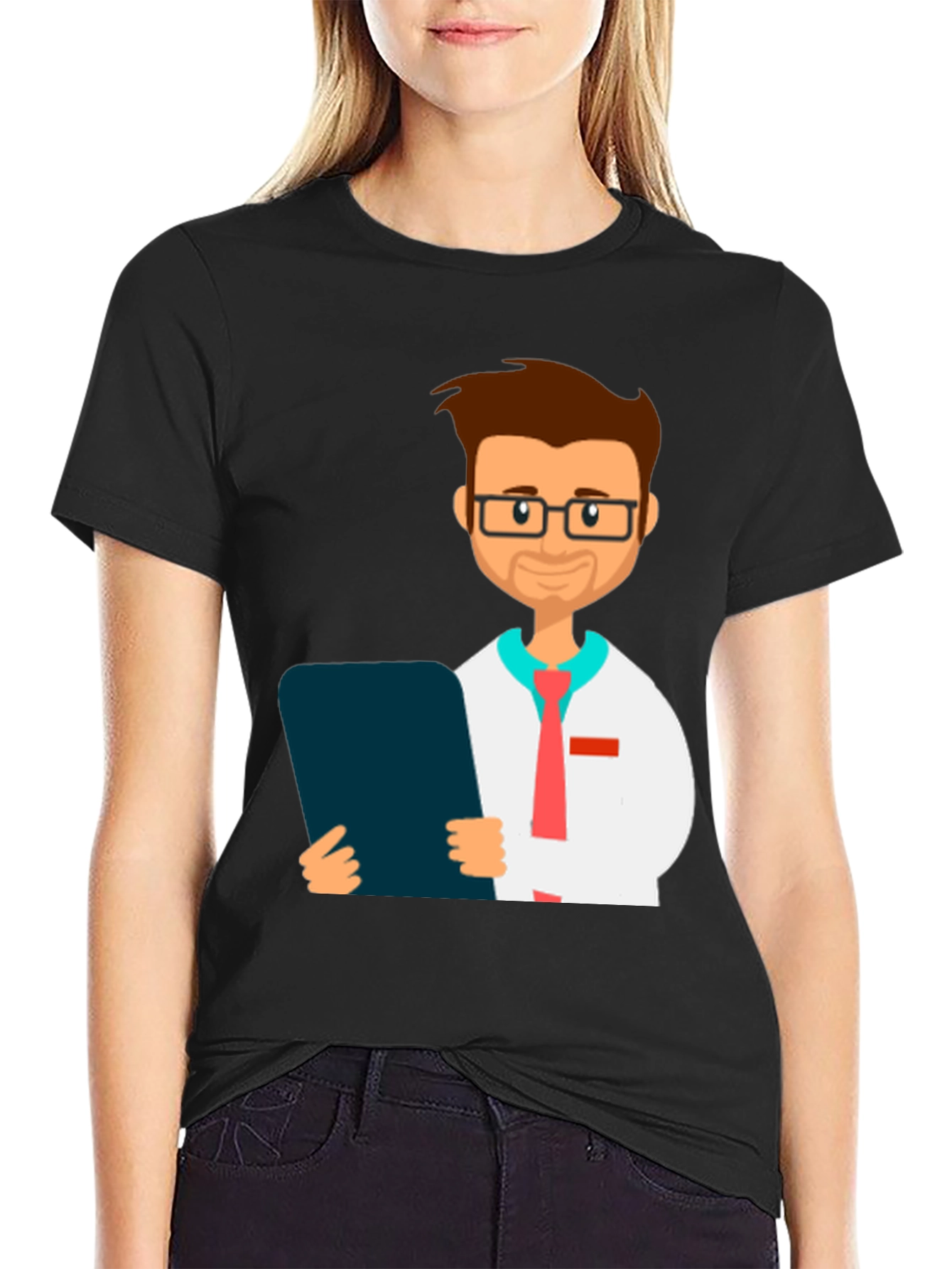 Cartoon Doctor Graphic Tee