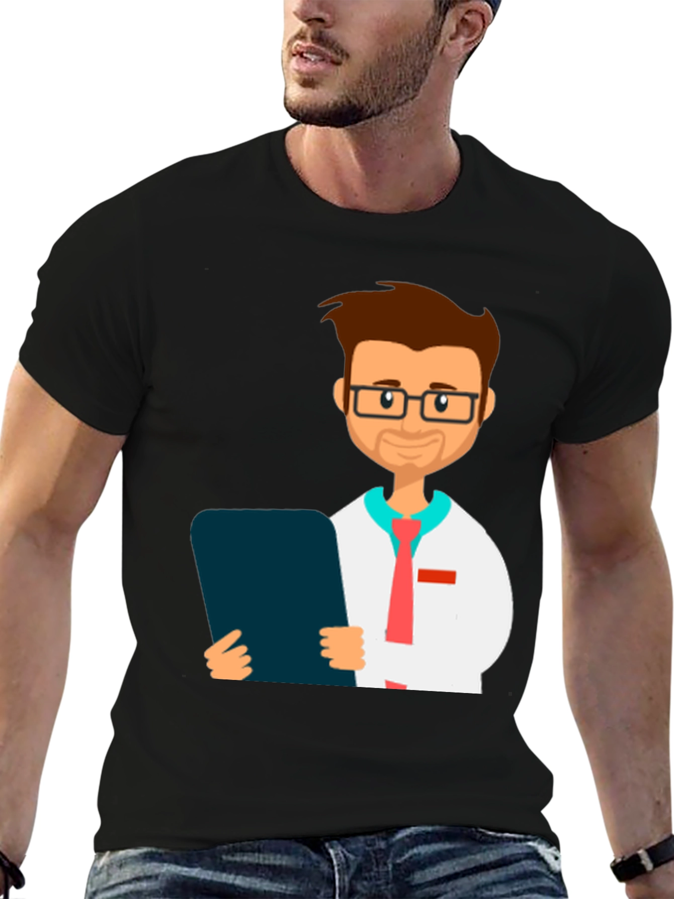 Cartoon Doctor Graphic Tee
