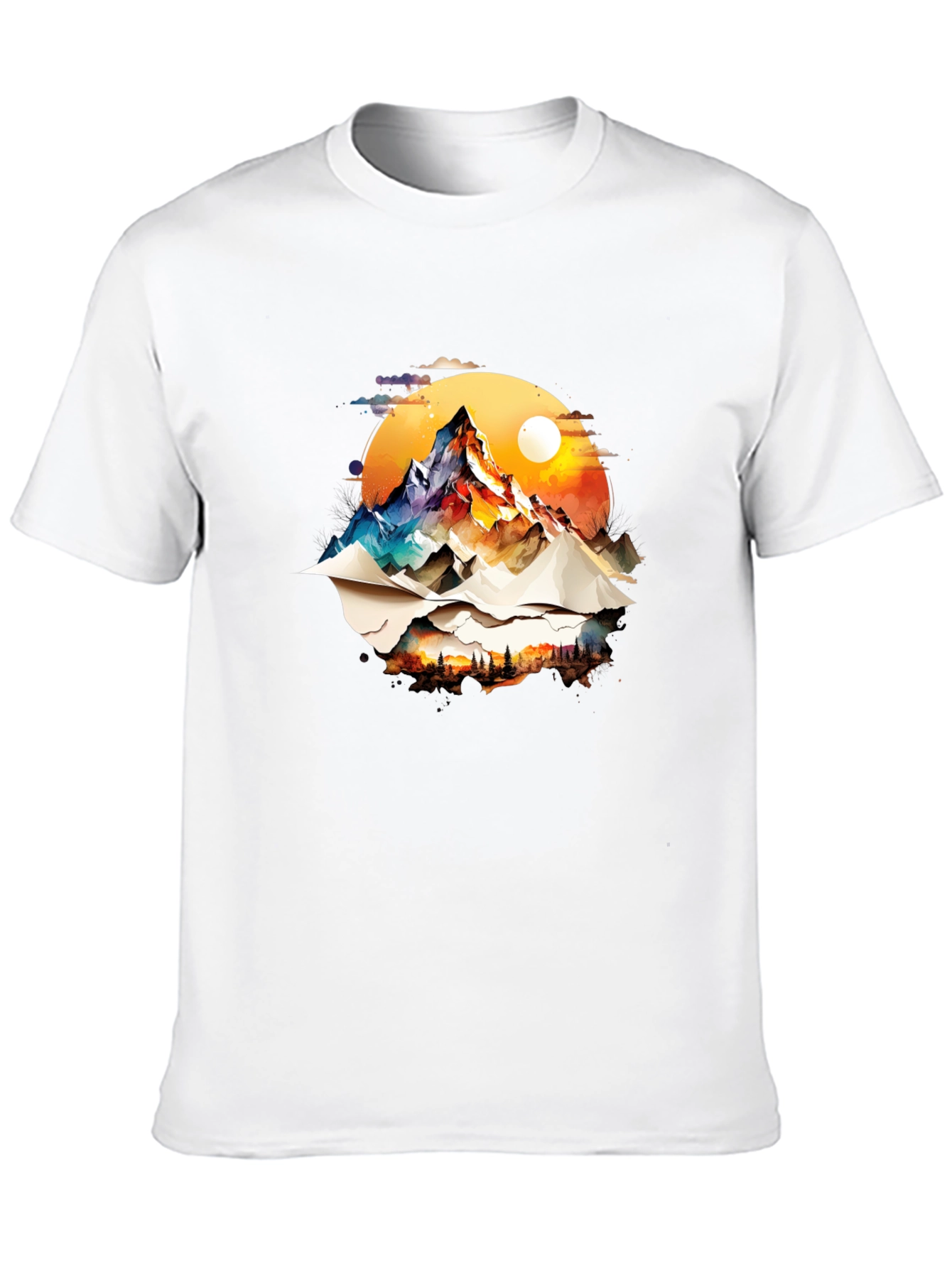 Mountain Graphic Black Tee