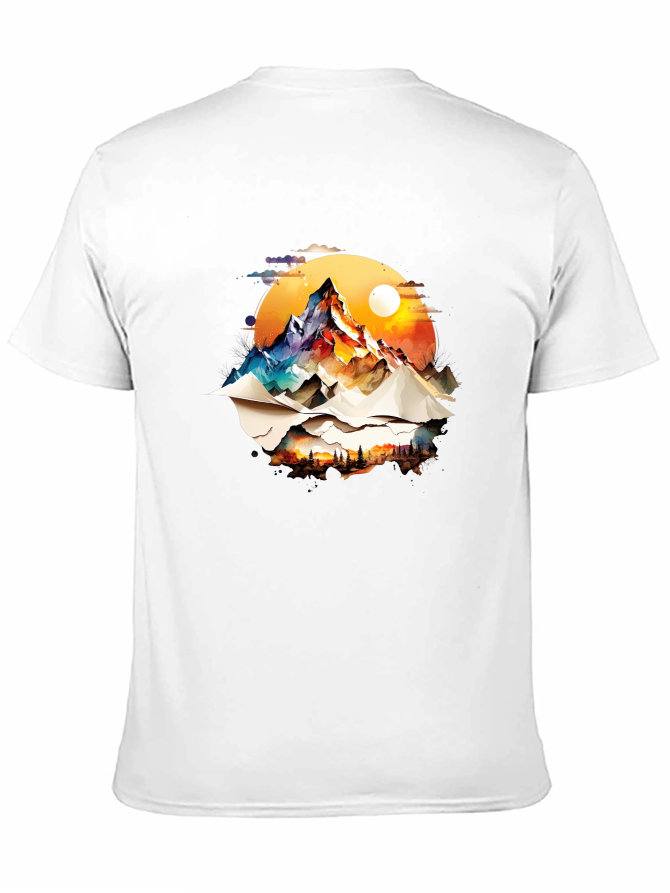 Mountain Graphic Black Tee