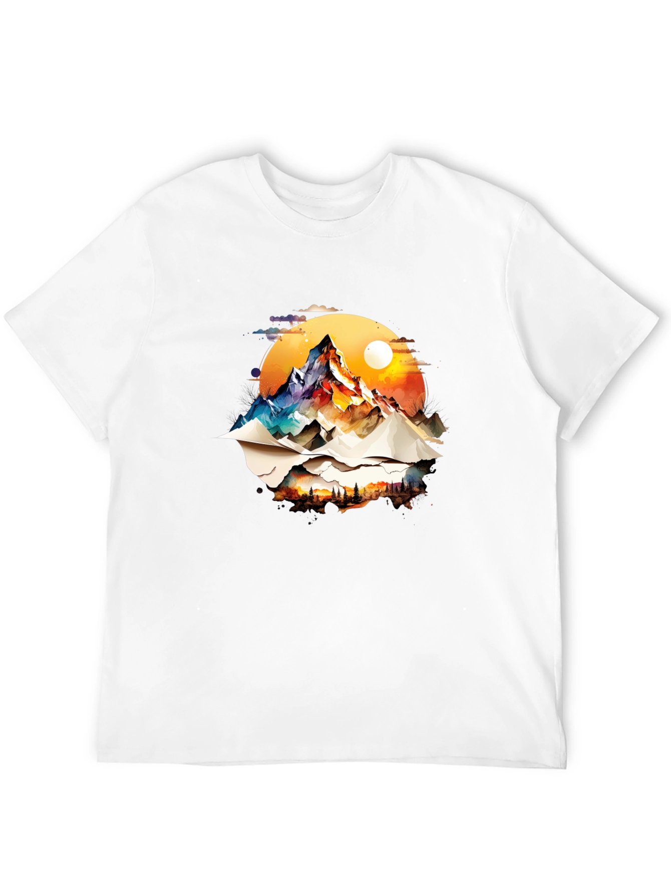 Mountain Graphic Black Tee