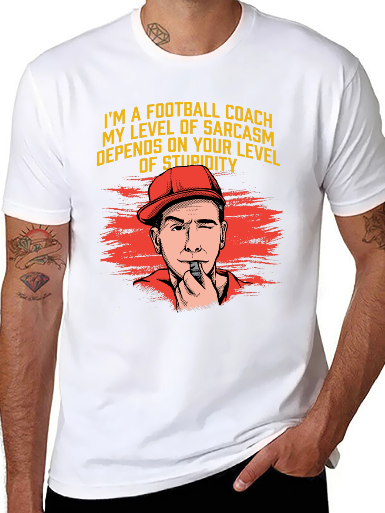 Sarcastic Football Coach Graphic Tee