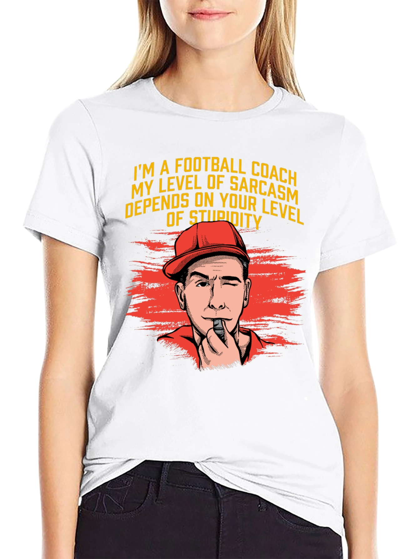 Sarcastic Football Coach Graphic Tee