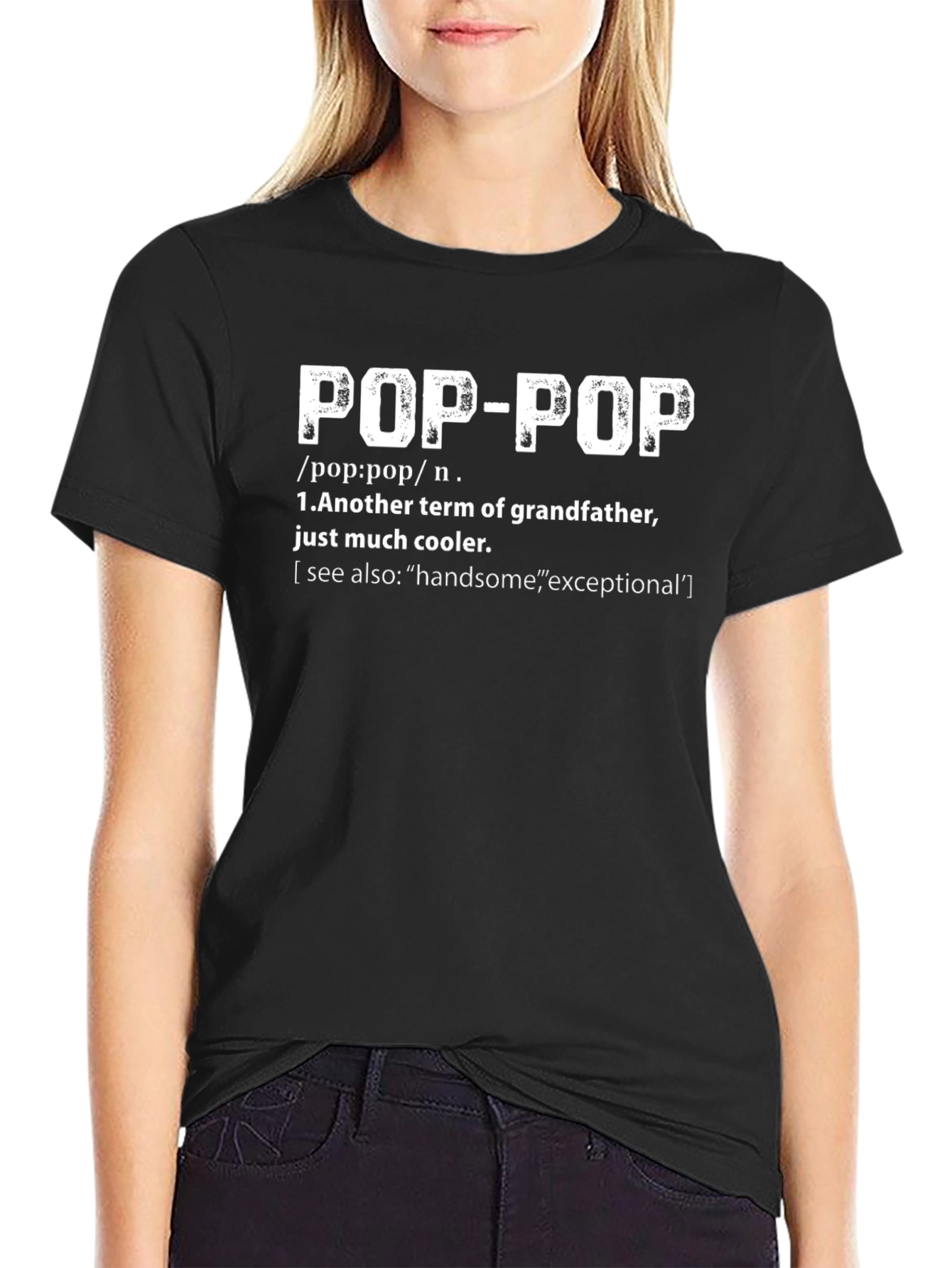 Pop-Pop Definition Graphic T-Shirt