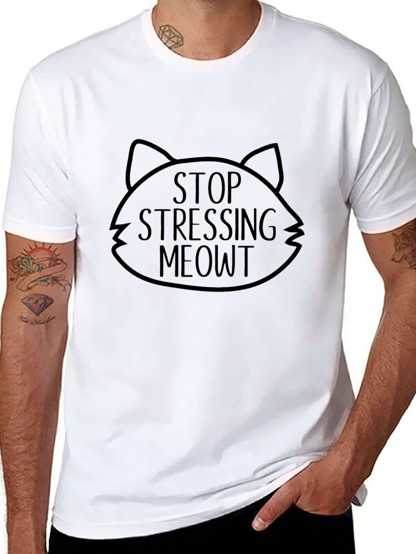 Stop Stressing Meowt T-Shirt