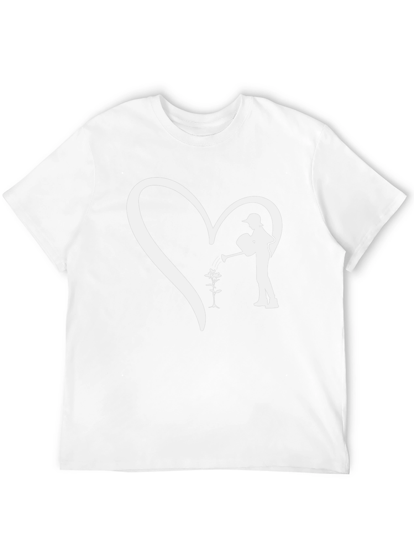 Heart Gardener T-Shirt - Black Graphic Tee