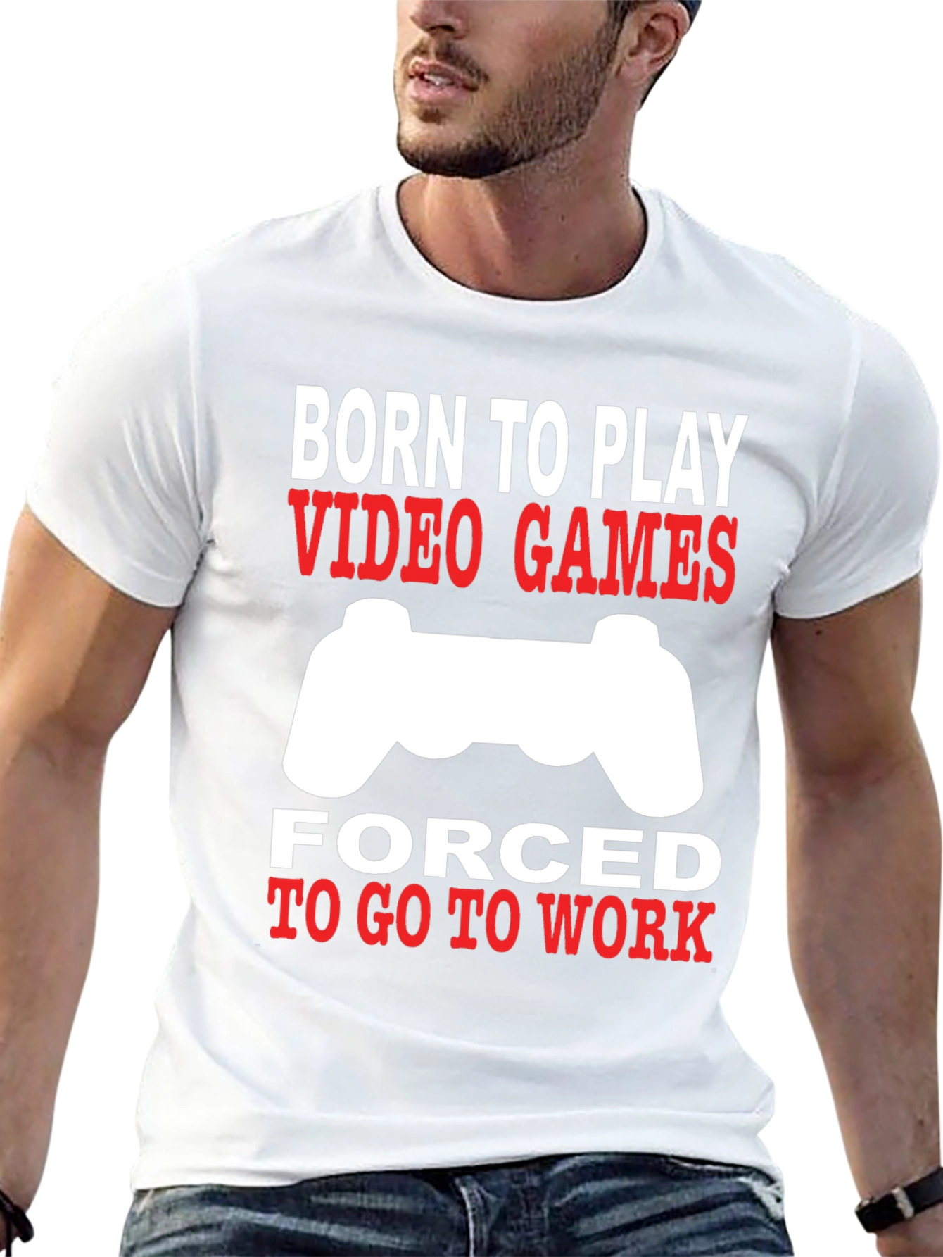 Born to Play Video Games Graphic Tee