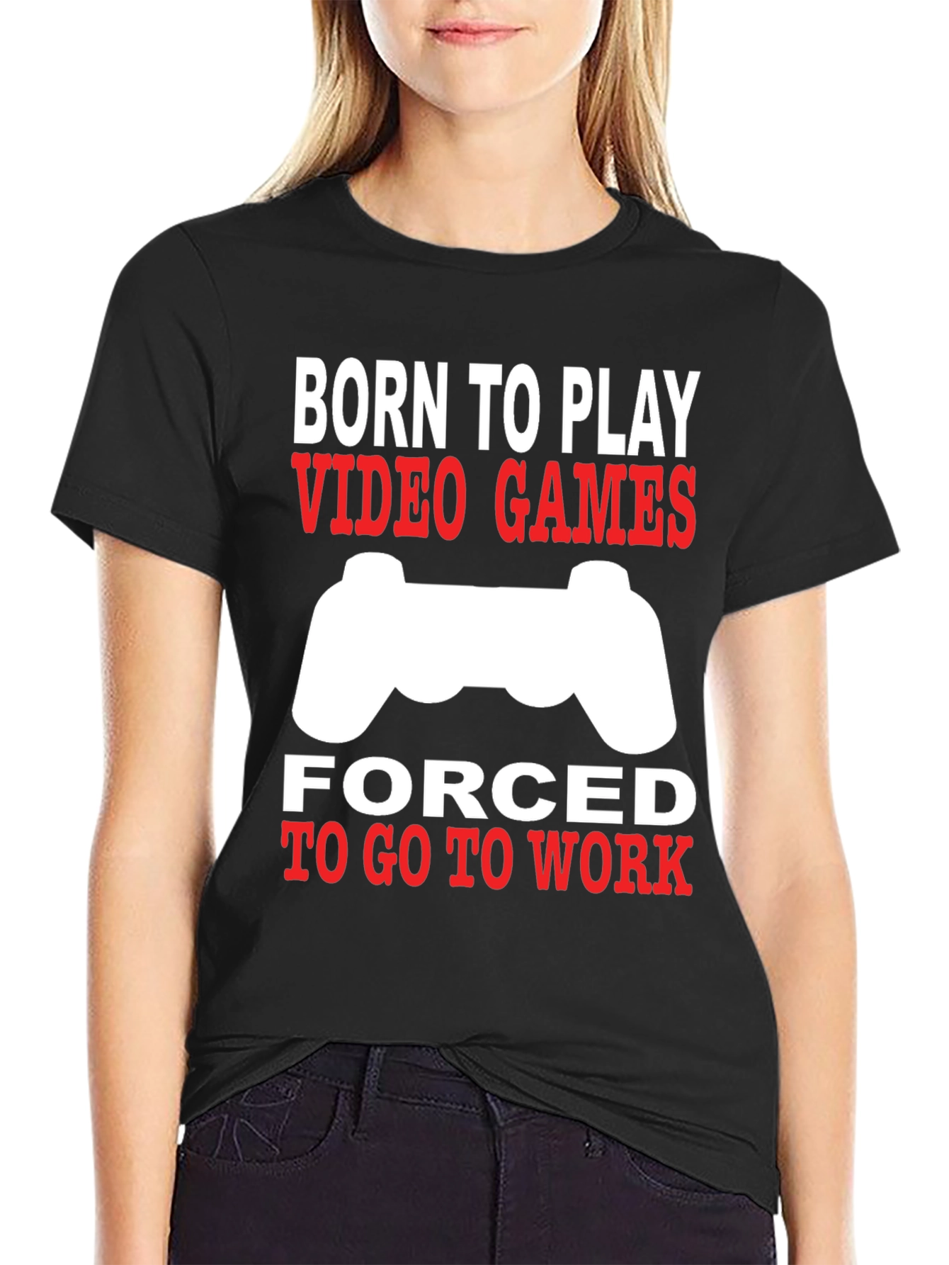 Born to Play Video Games Graphic Tee