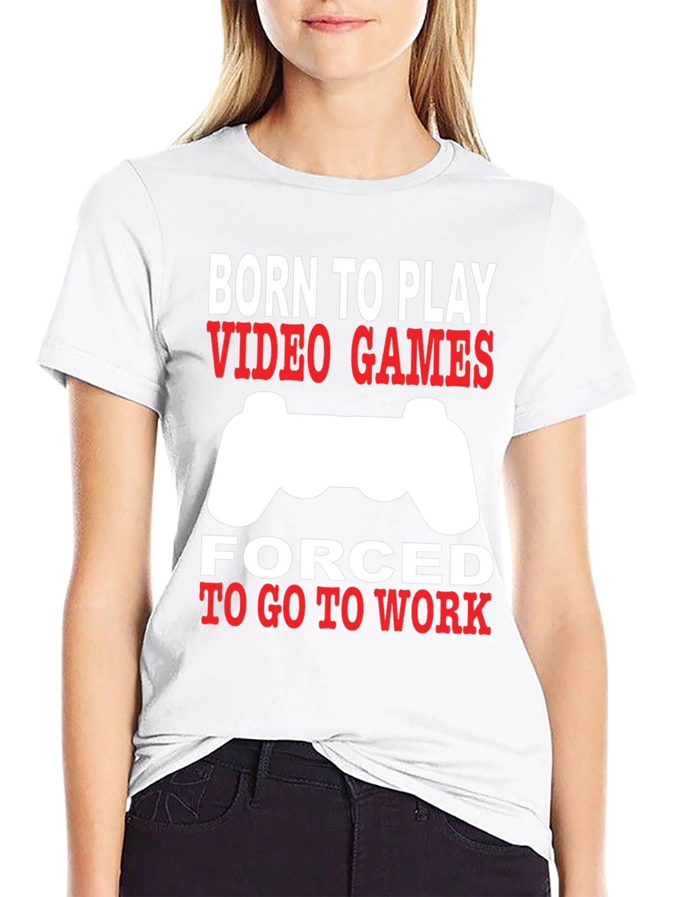 Born to Play Video Games Graphic Tee
