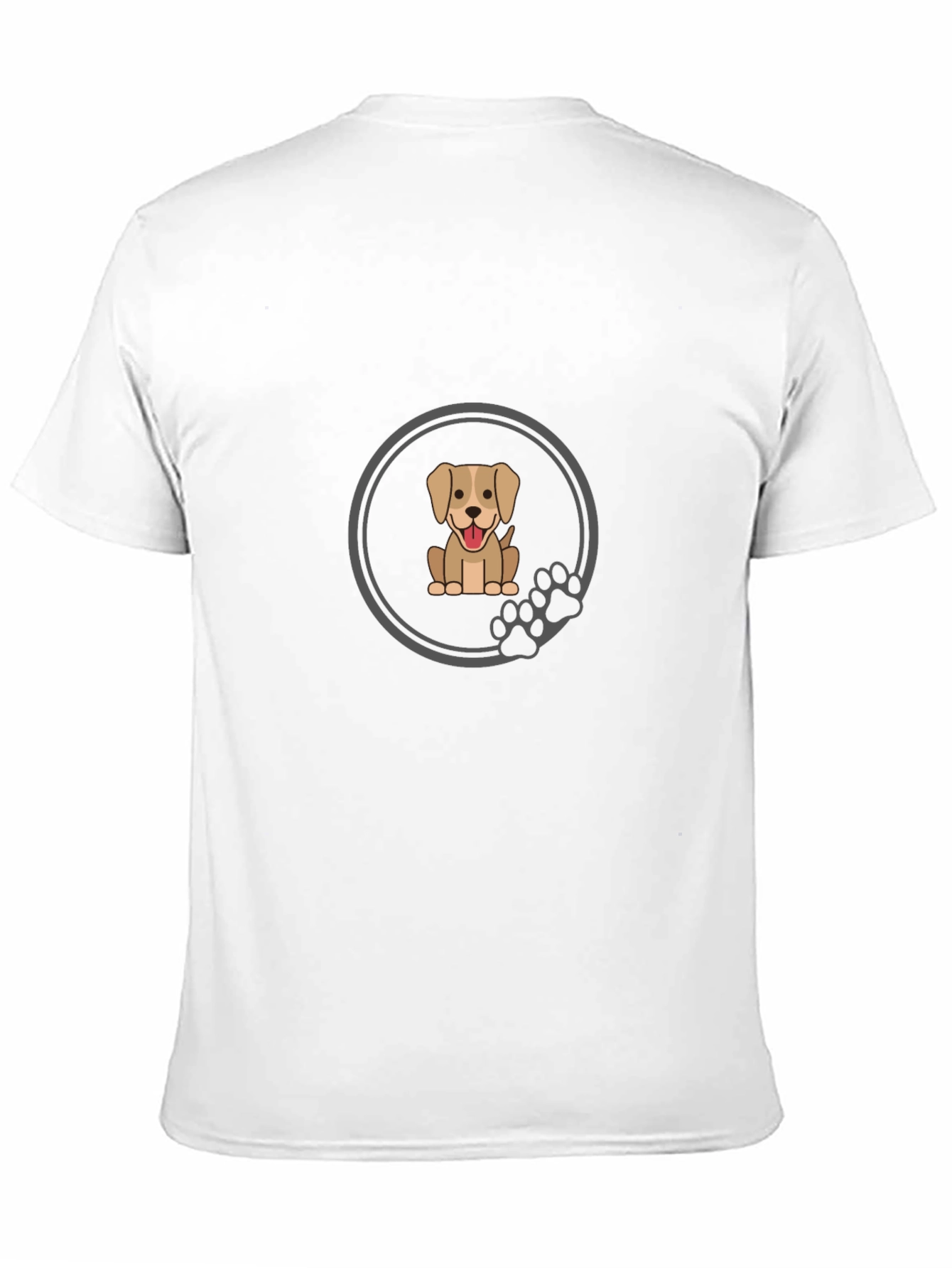 Dog Lover Black T-Shirt - Cute Puppy Graphic Tee