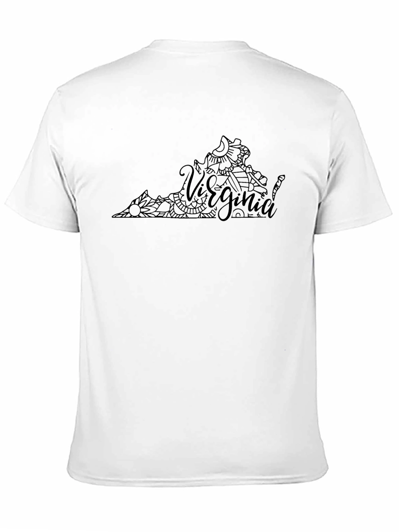 Virginia State Mandala Design T-Shirt