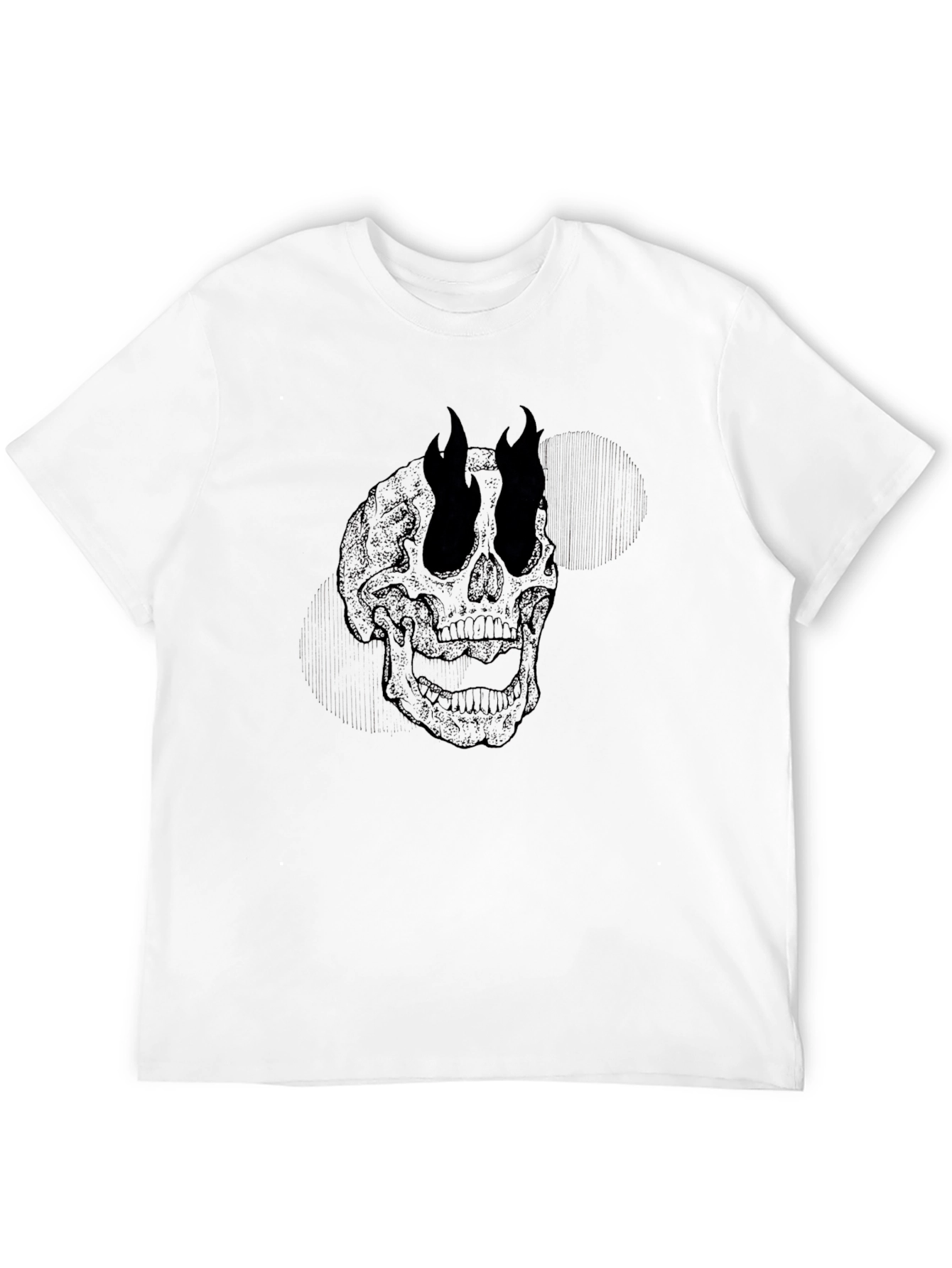 Skull Graphic T-Shirt - Mens Black Tee