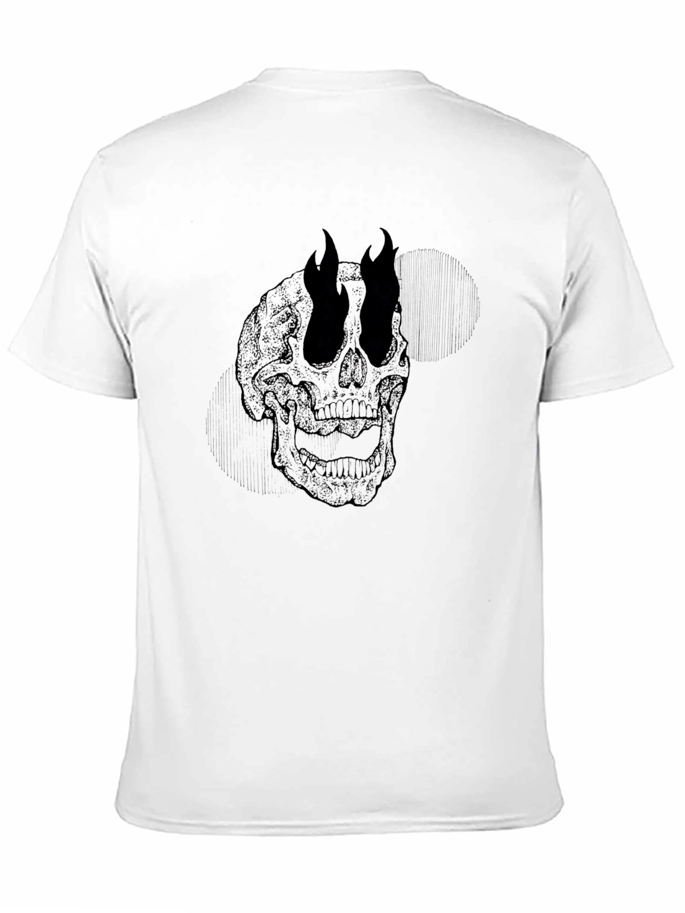 Skull Graphic T-Shirt - Mens Black Tee