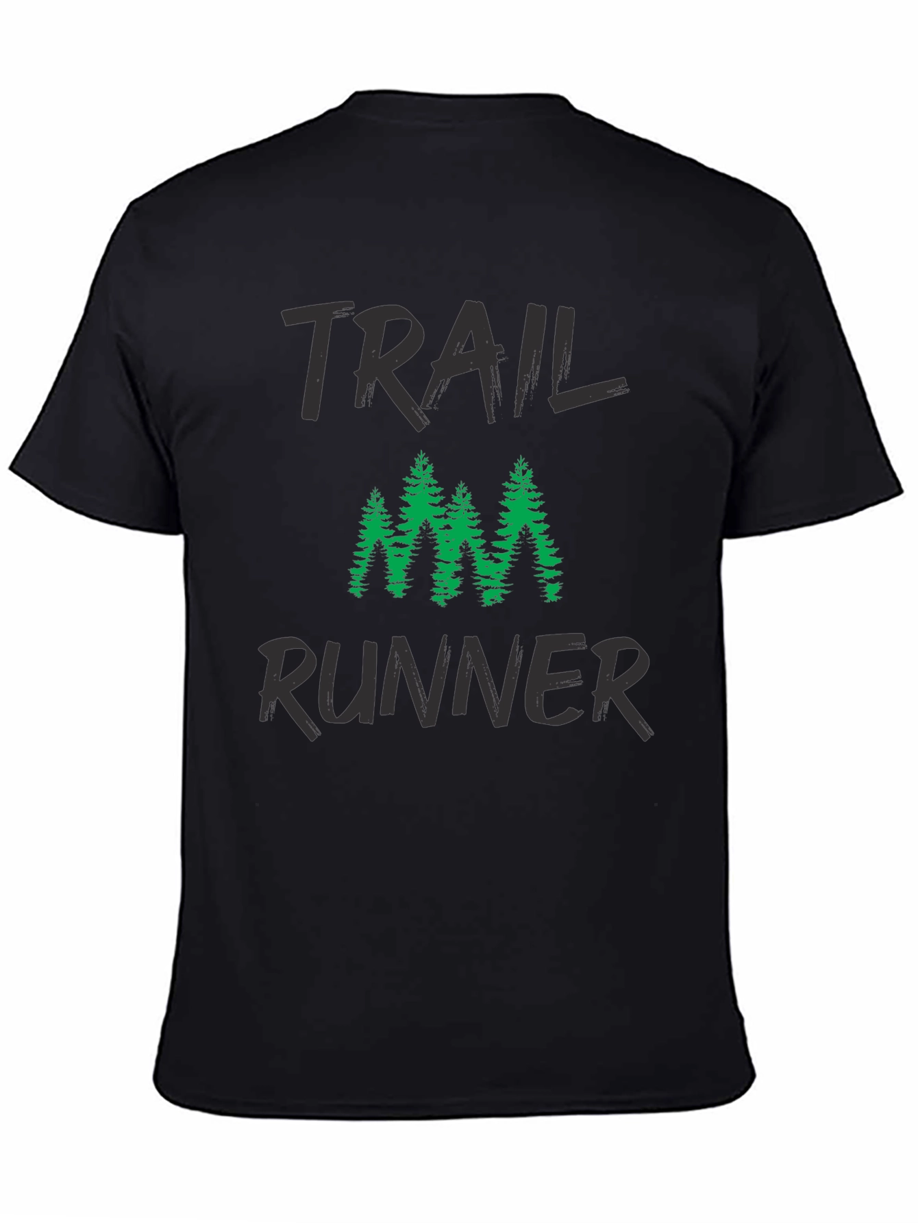 Trail Runner Graphic T-Shirt - Black