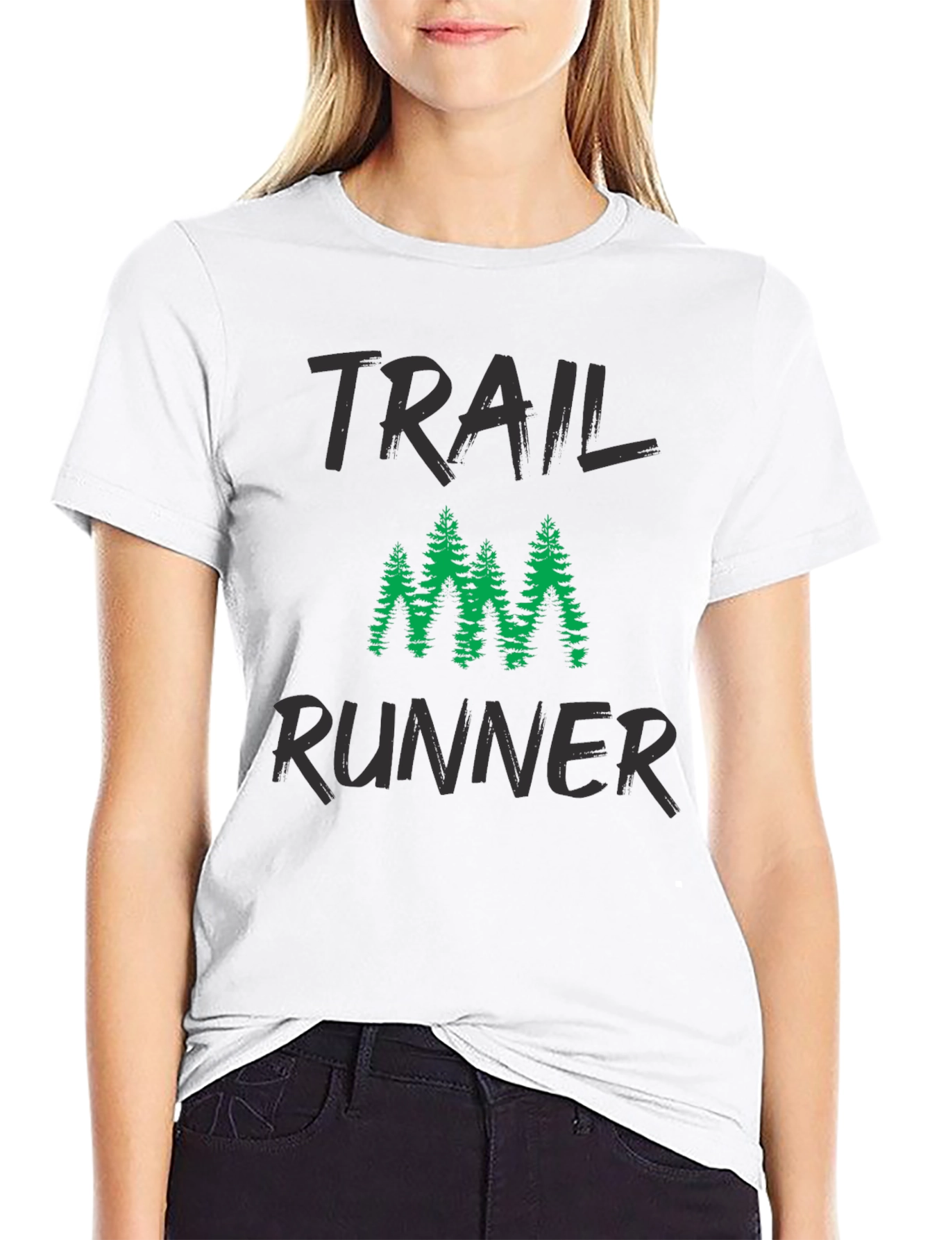 Trail Runner Graphic T-Shirt - Black