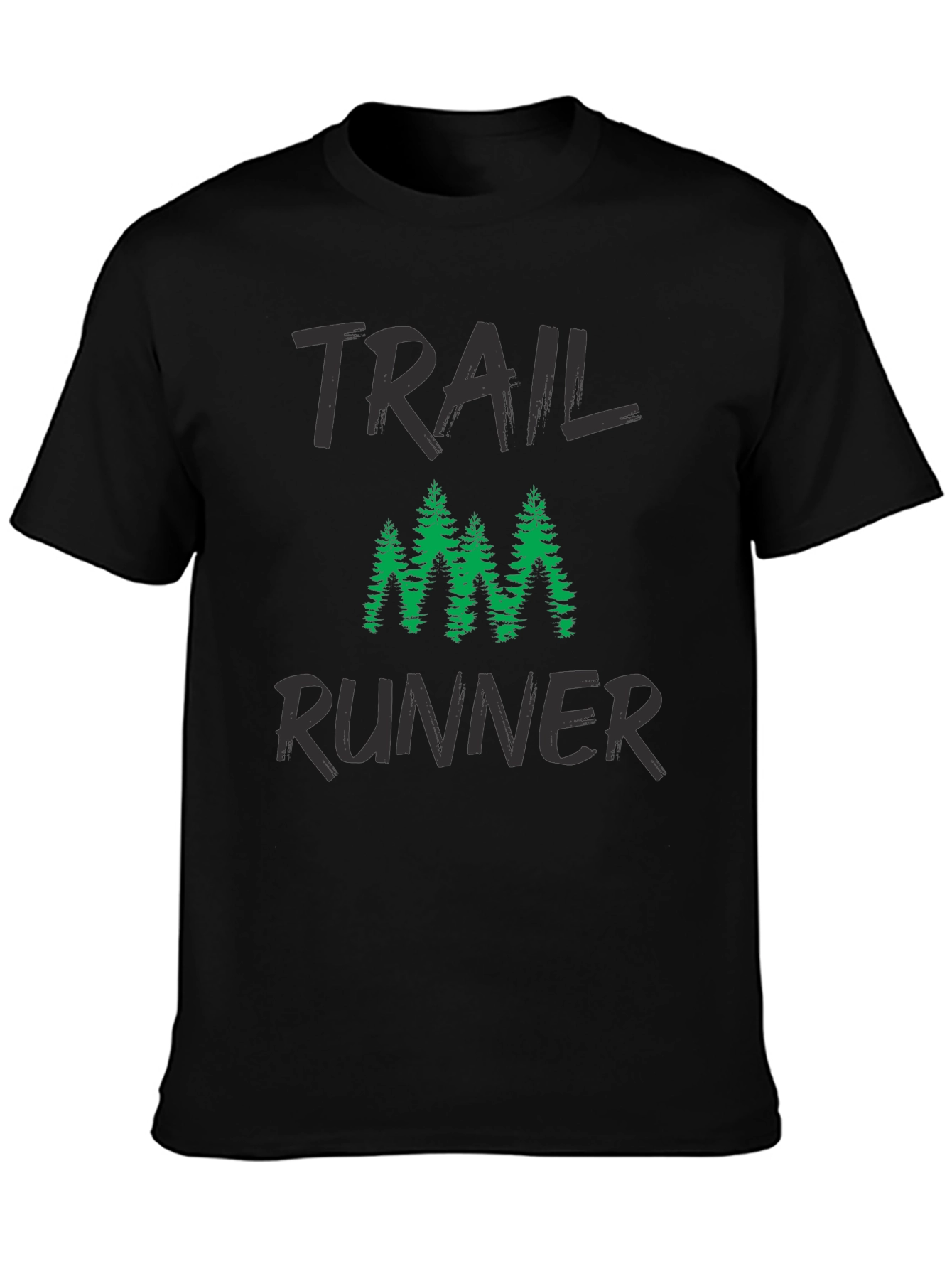 Trail Runner Graphic T-Shirt - Black