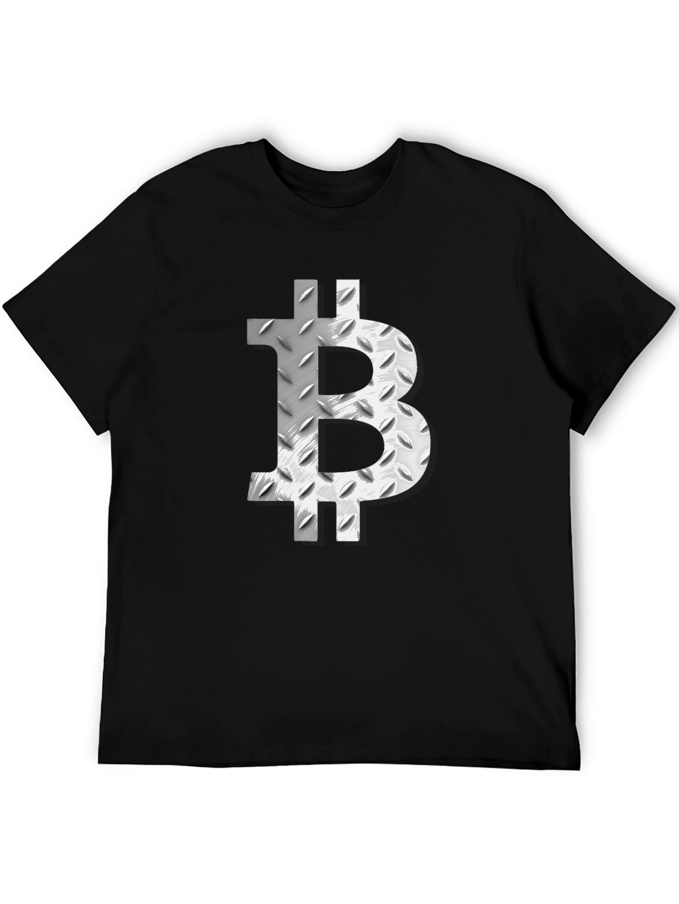 Bitcoin Metal Plate Graphic Tee