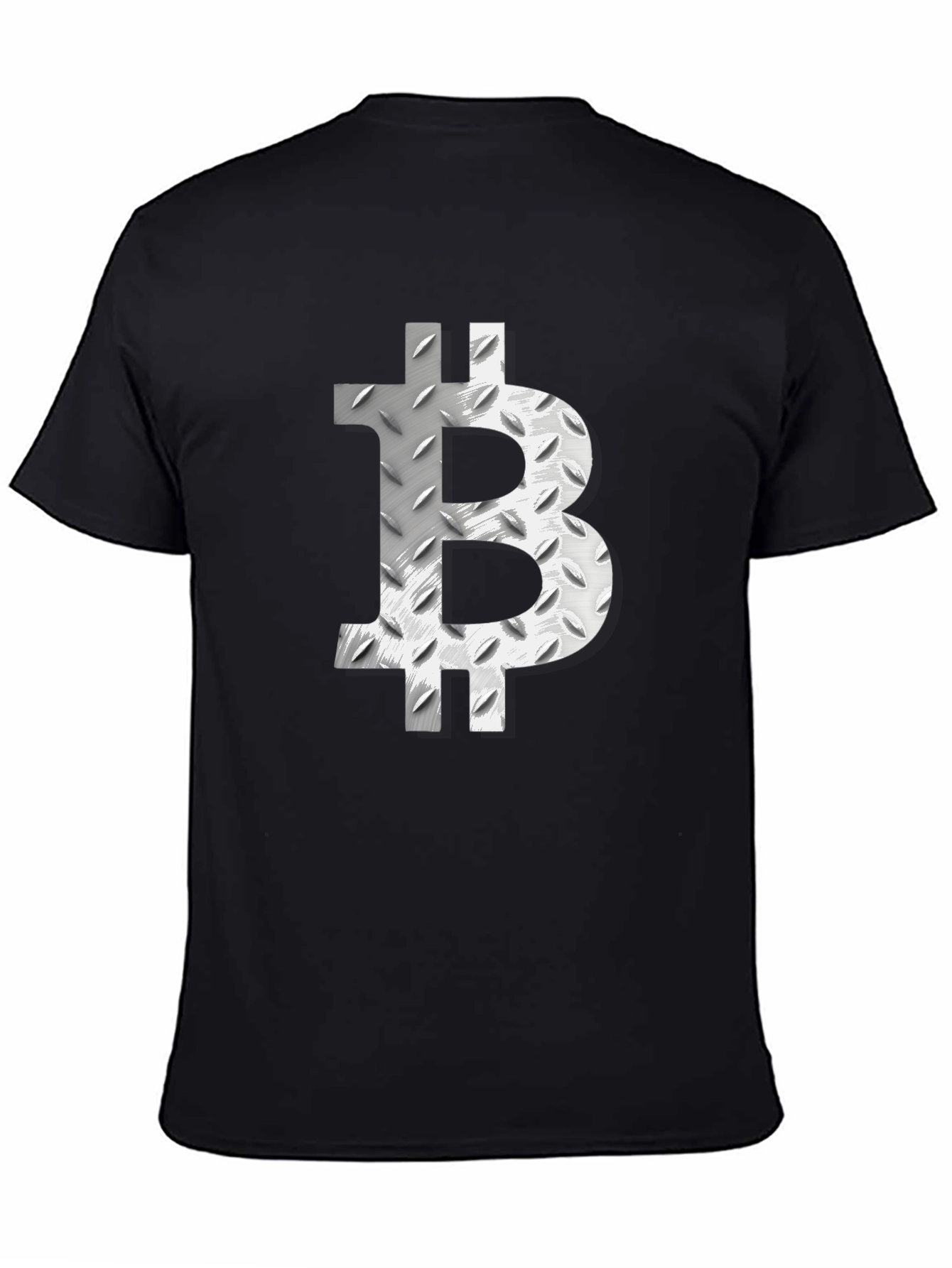 Bitcoin Metal Plate Graphic Tee