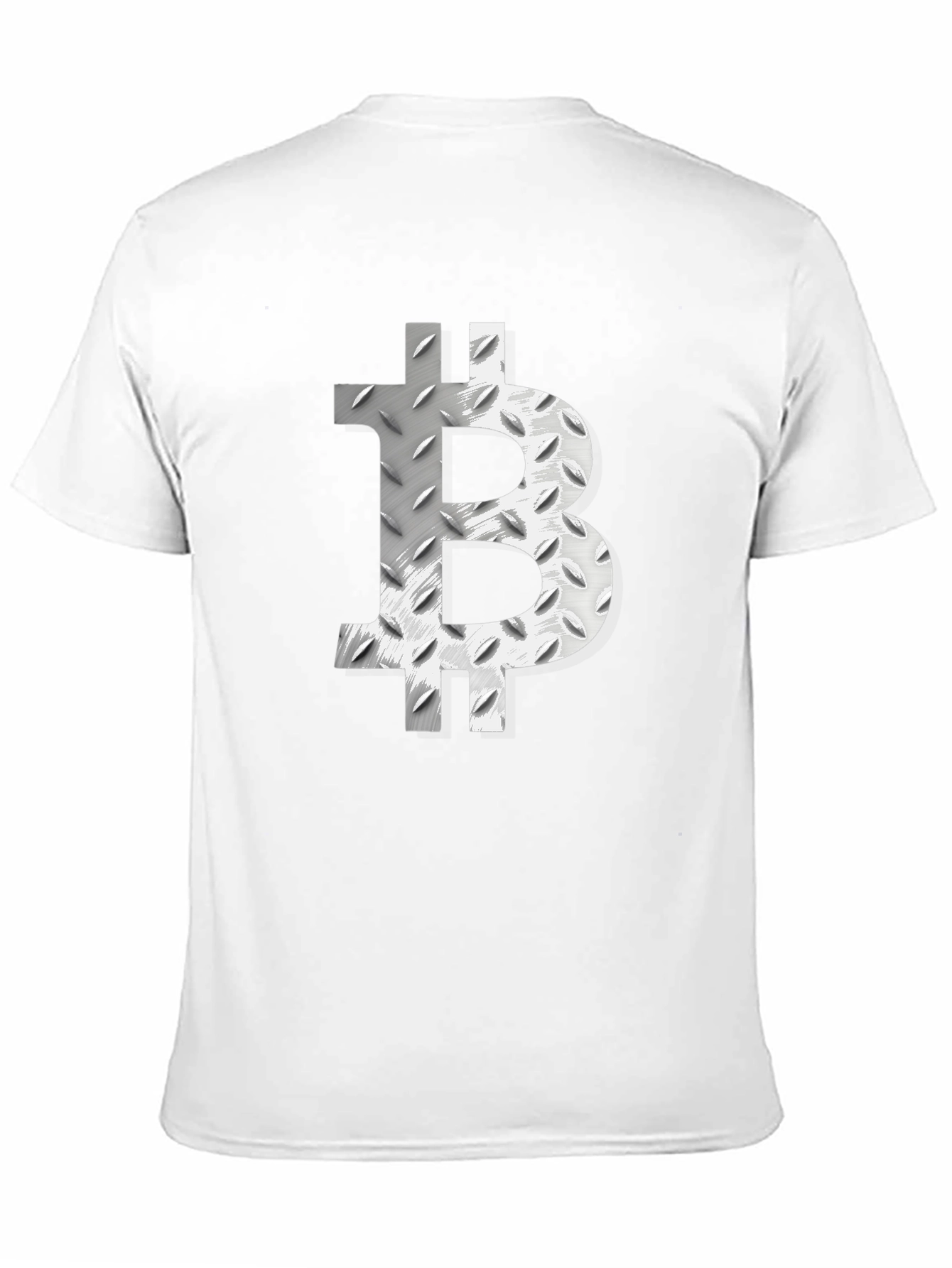 Bitcoin Metal Plate Graphic Tee