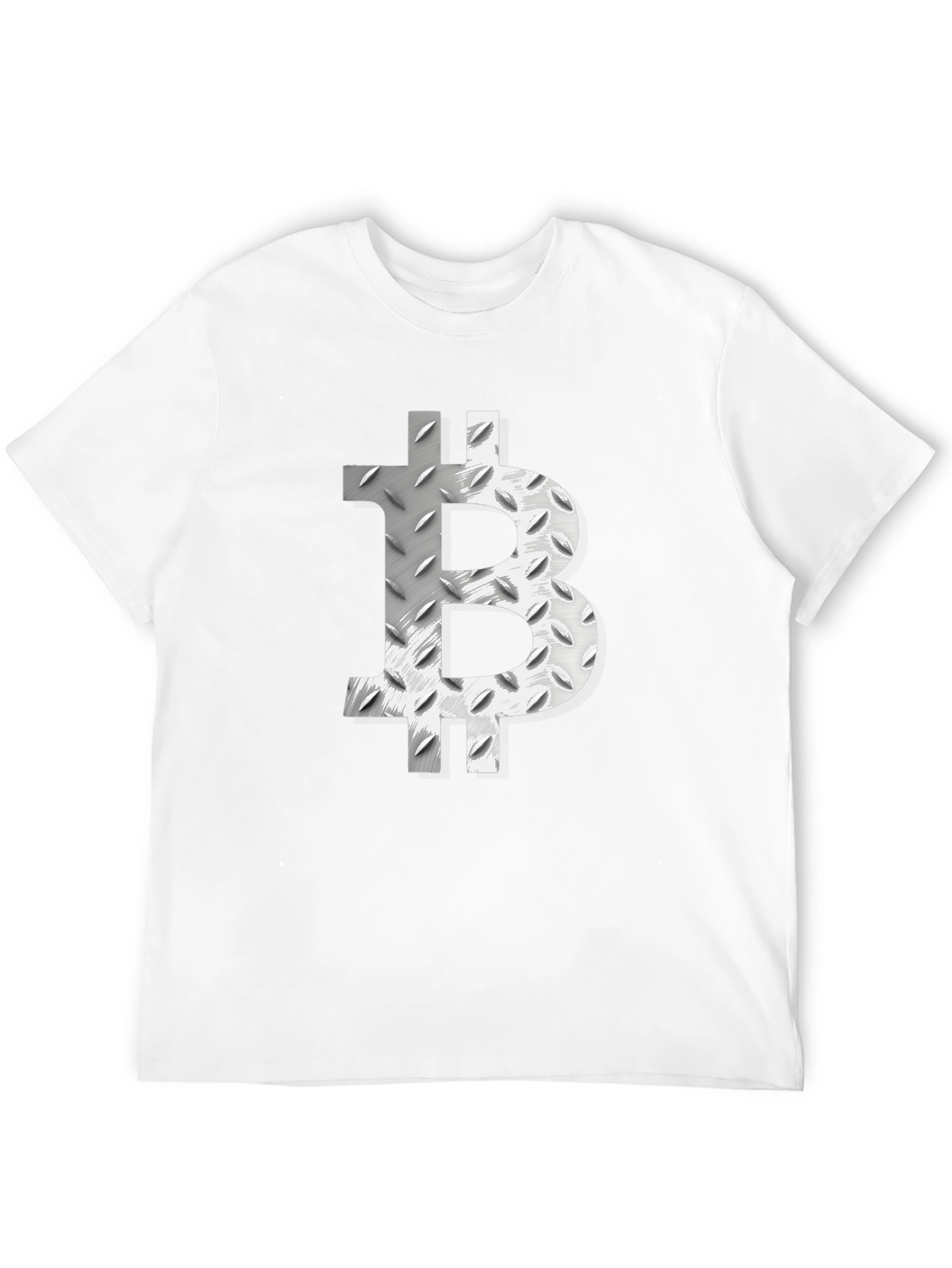 Bitcoin Metal Plate Graphic Tee