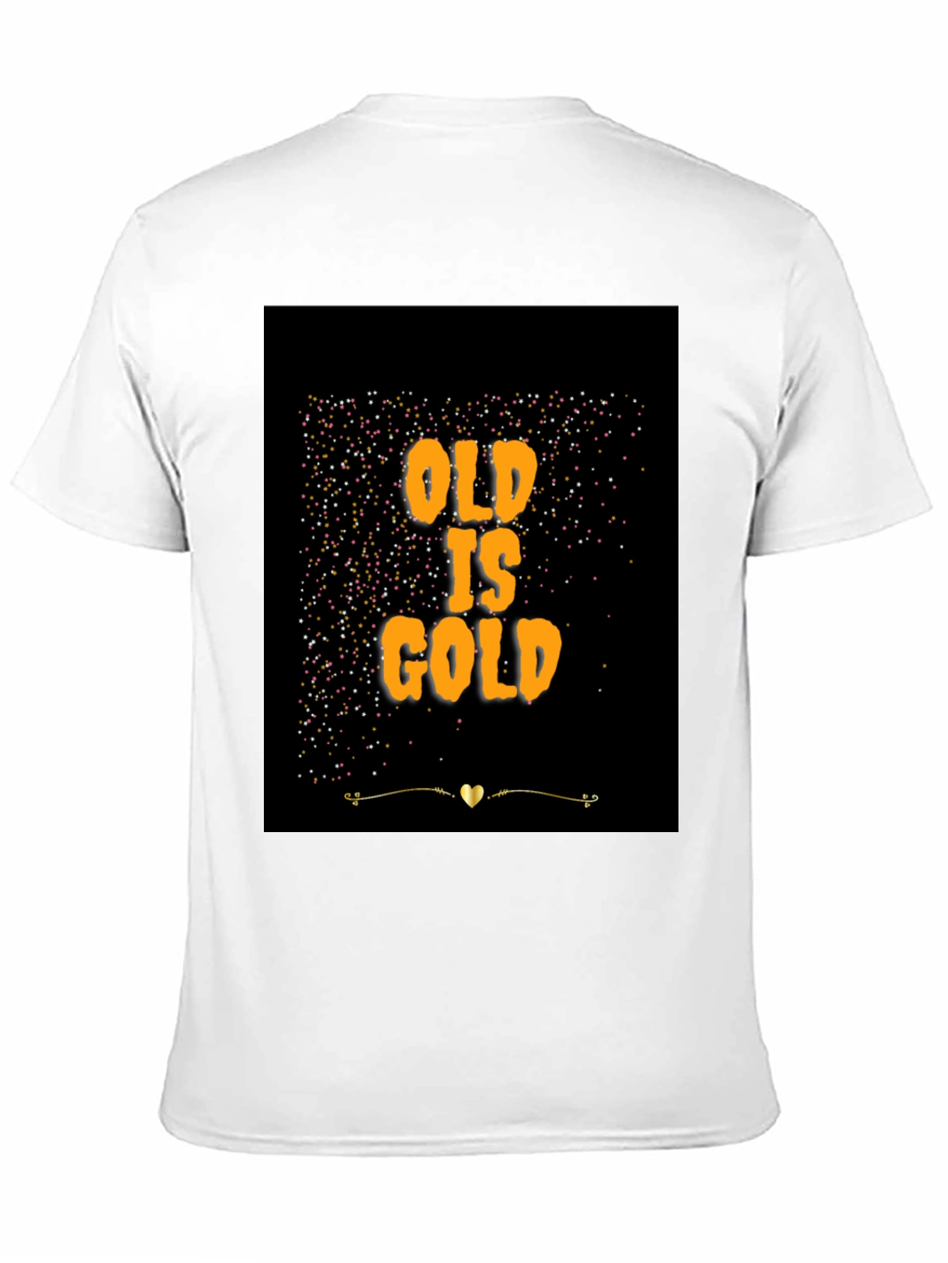 Old is Gold T-Shirt - Trendy Black Tee