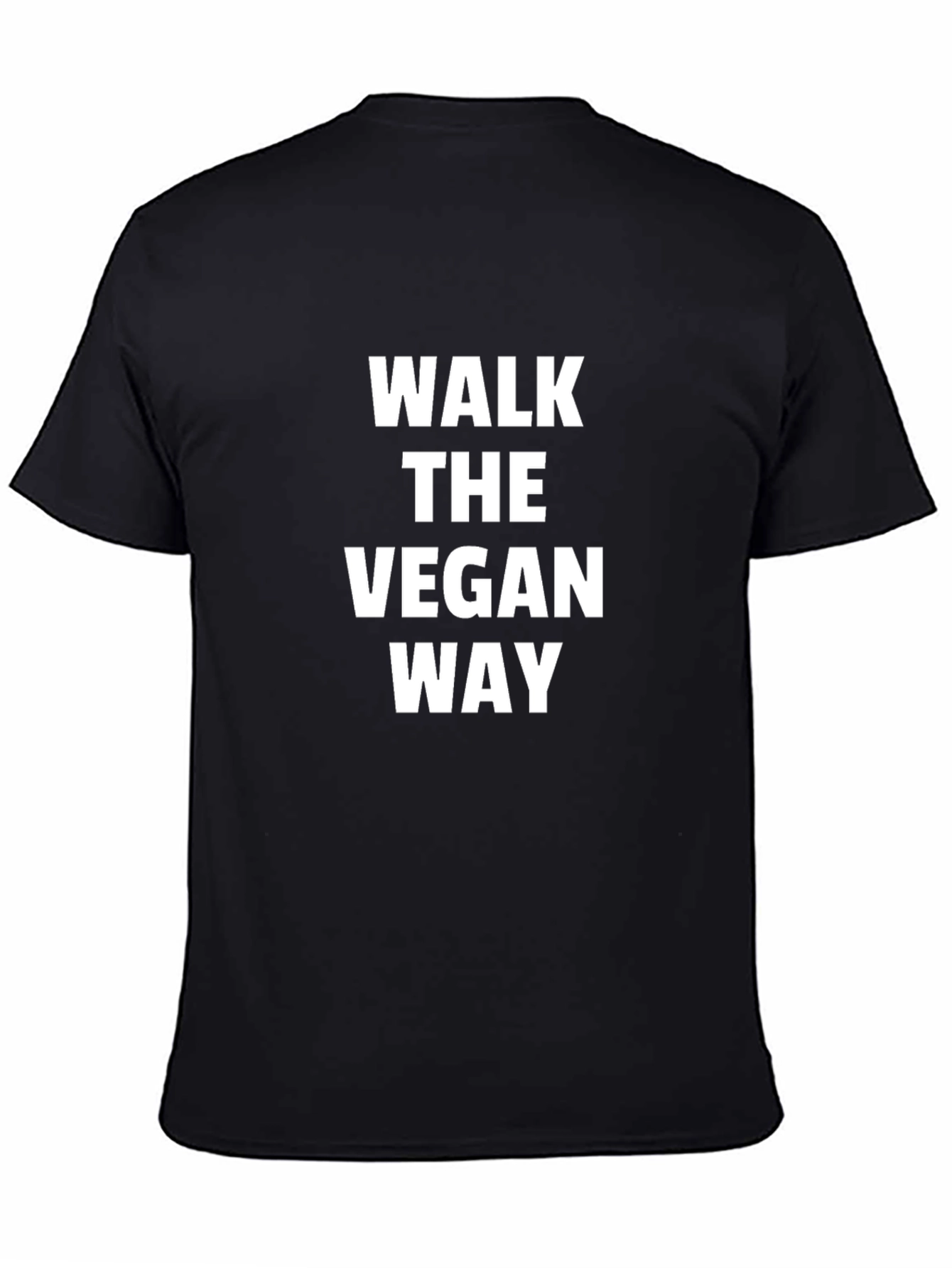 Walk the Vegan Way T-Shirt - Black