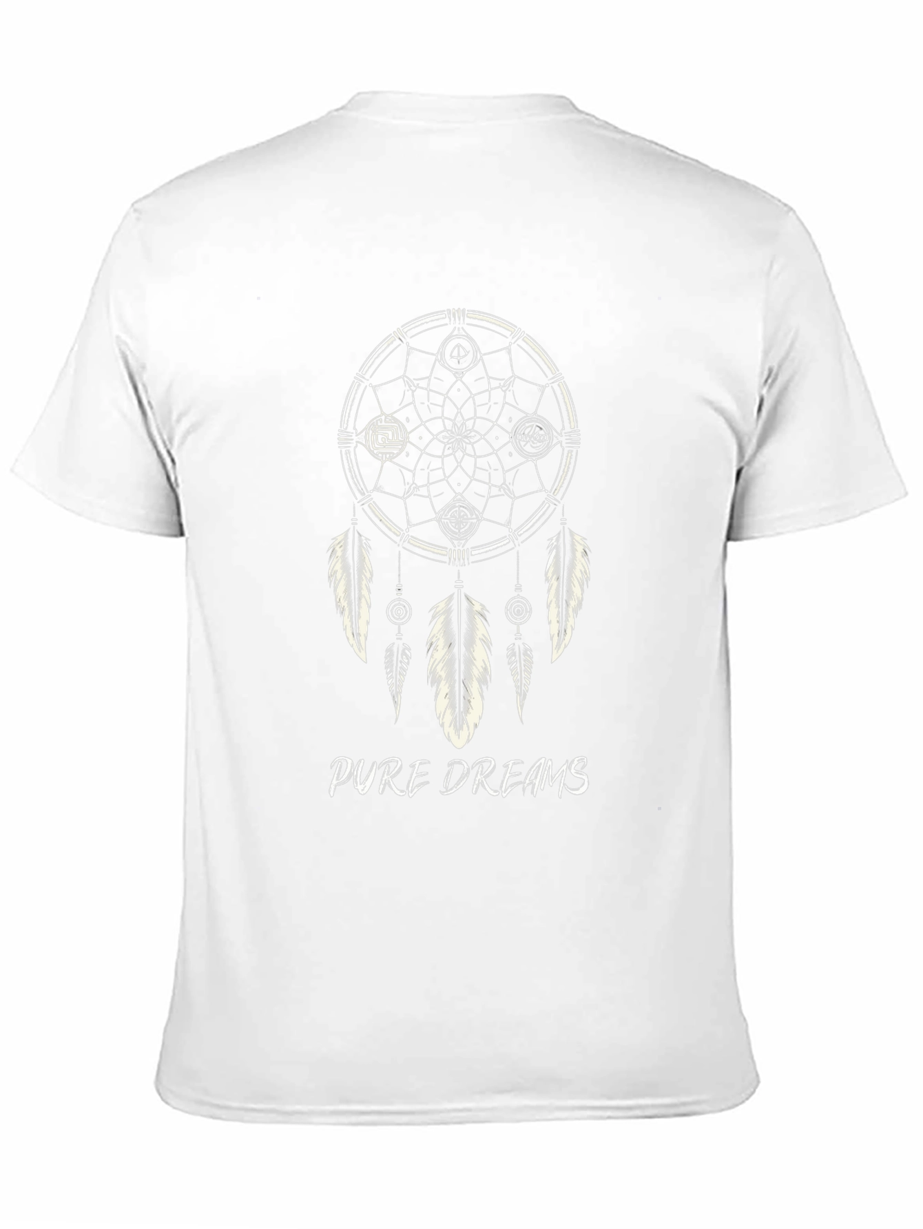 Pure Dreams Black Graphic T-Shirt