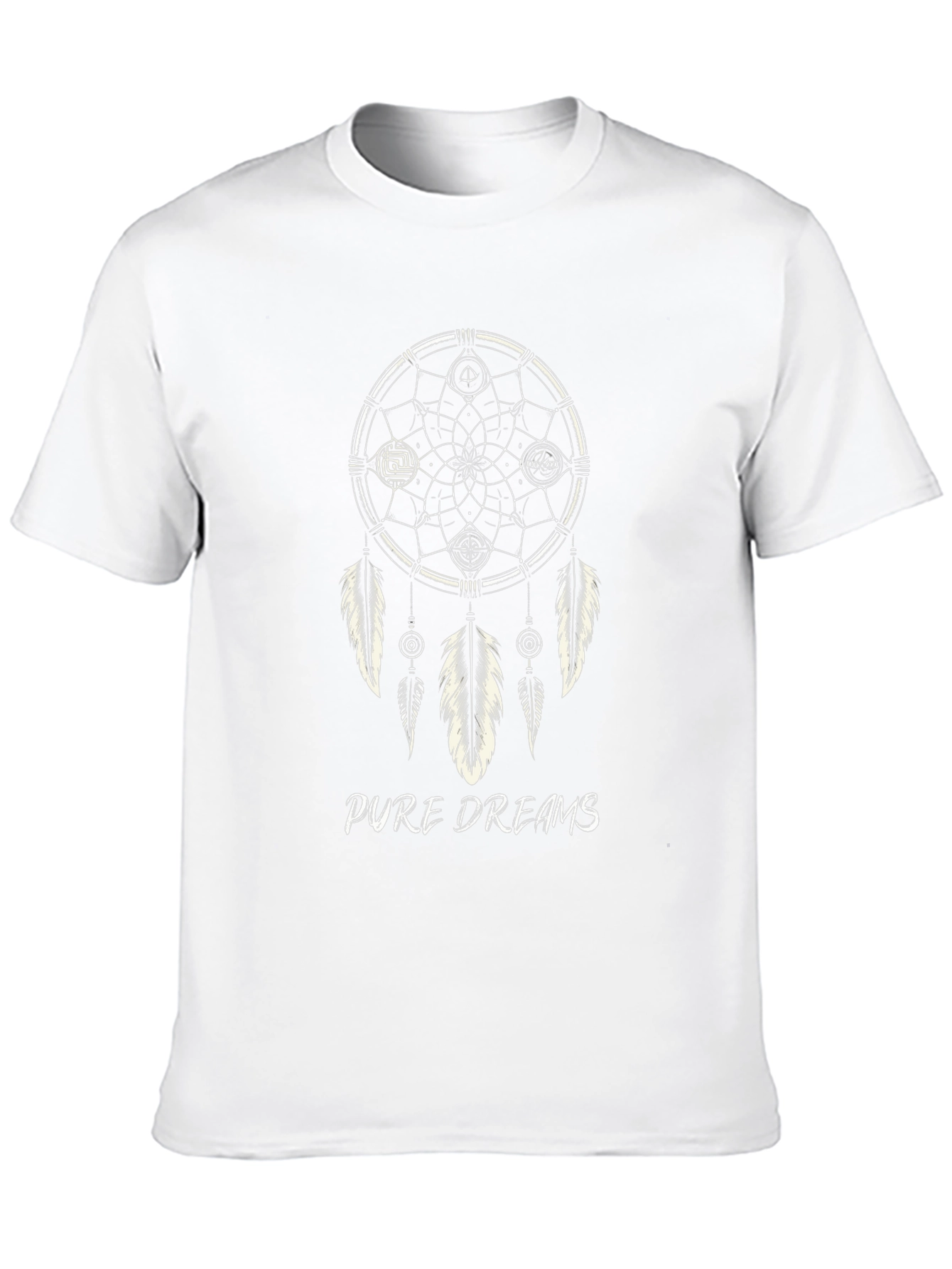 Pure Dreams Black Graphic T-Shirt
