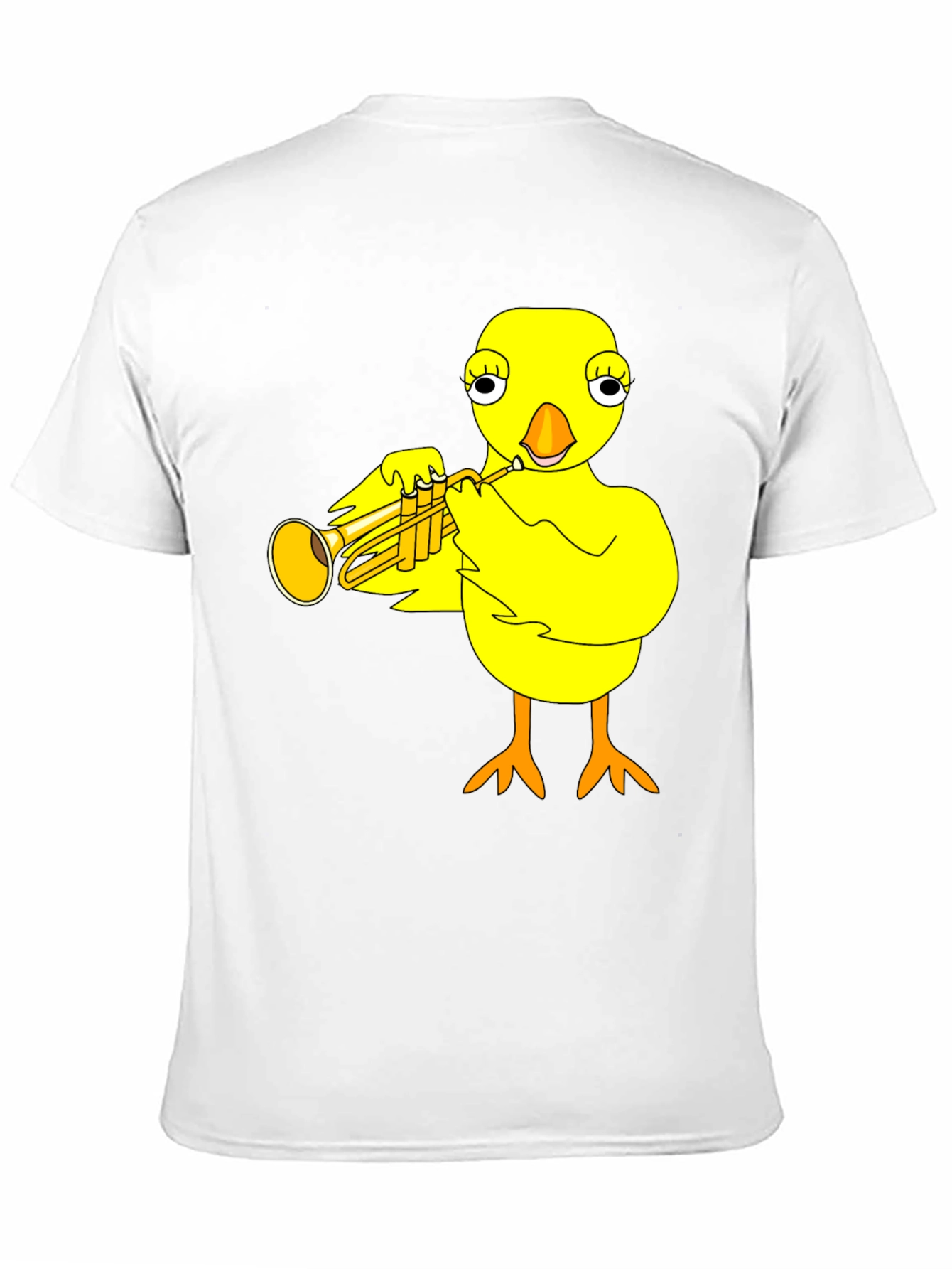 Funny Chick Trumpet Player Graphic Tee