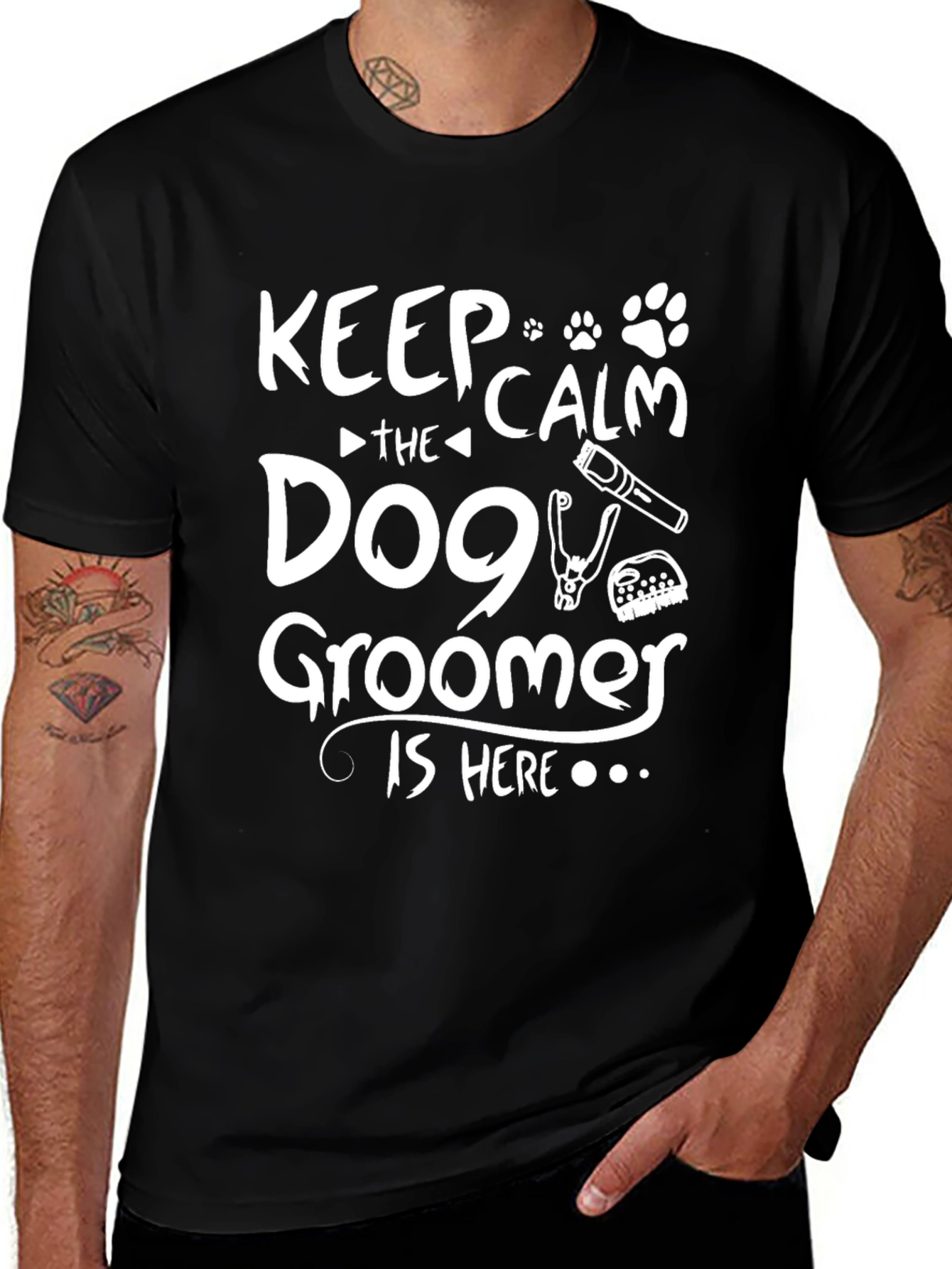 Keep Calm Dog Groomer T-Shirt