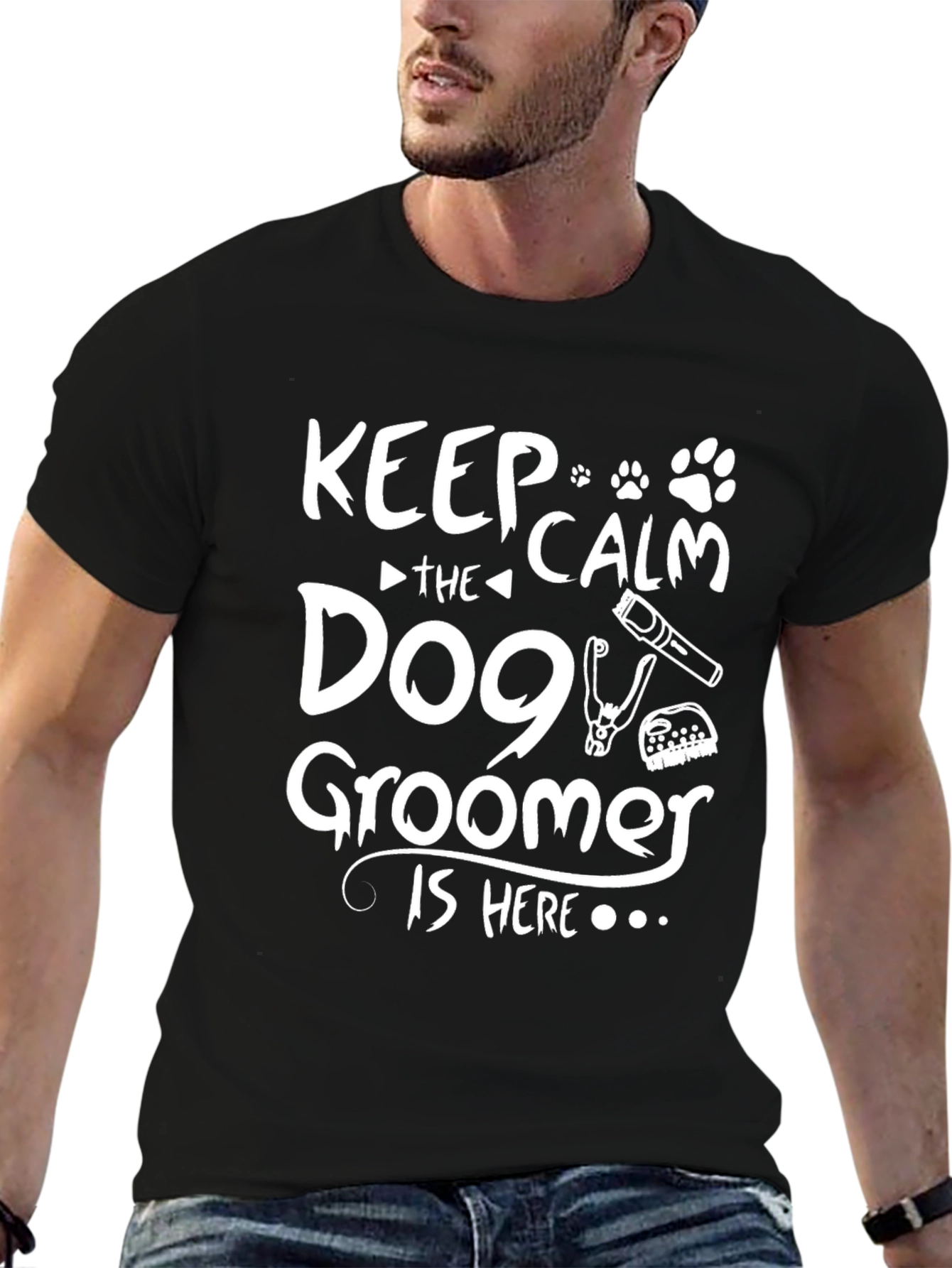 Keep Calm Dog Groomer T-Shirt