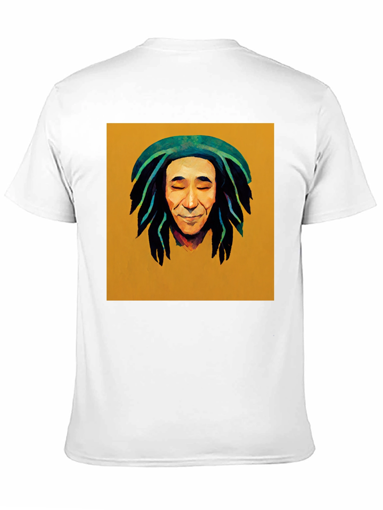 Rasta Man Graphic Black T-Shirt