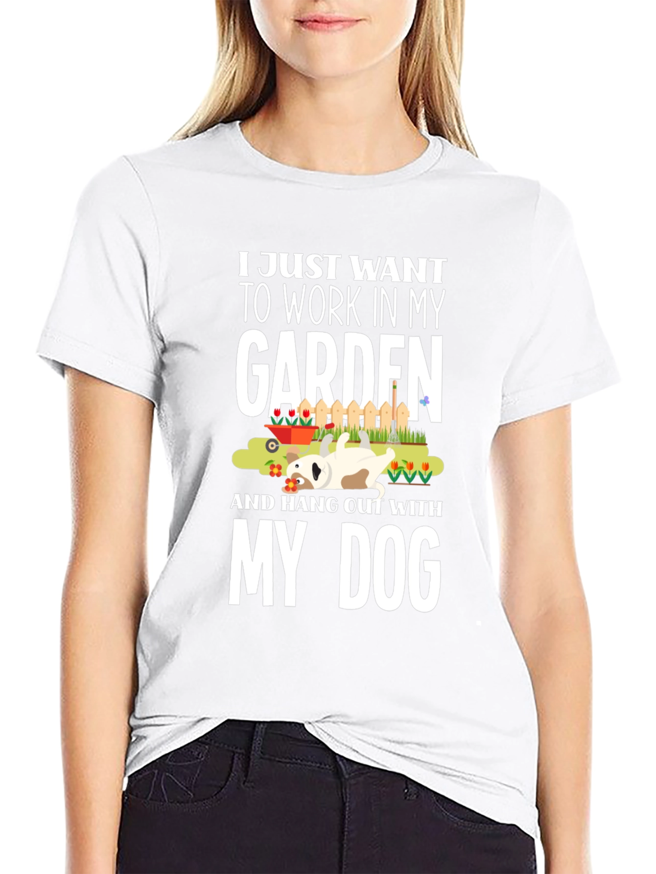 Garden and Dog Lover T-Shirt