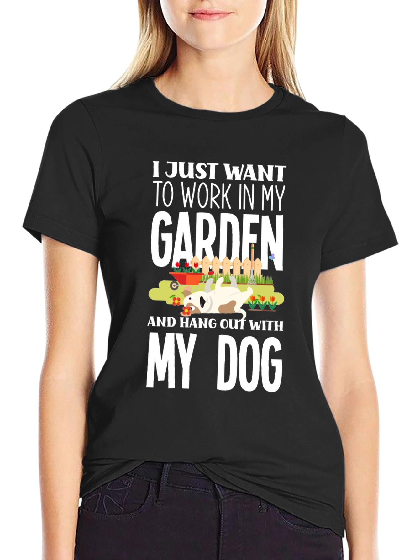 Garden and Dog Lover T-Shirt