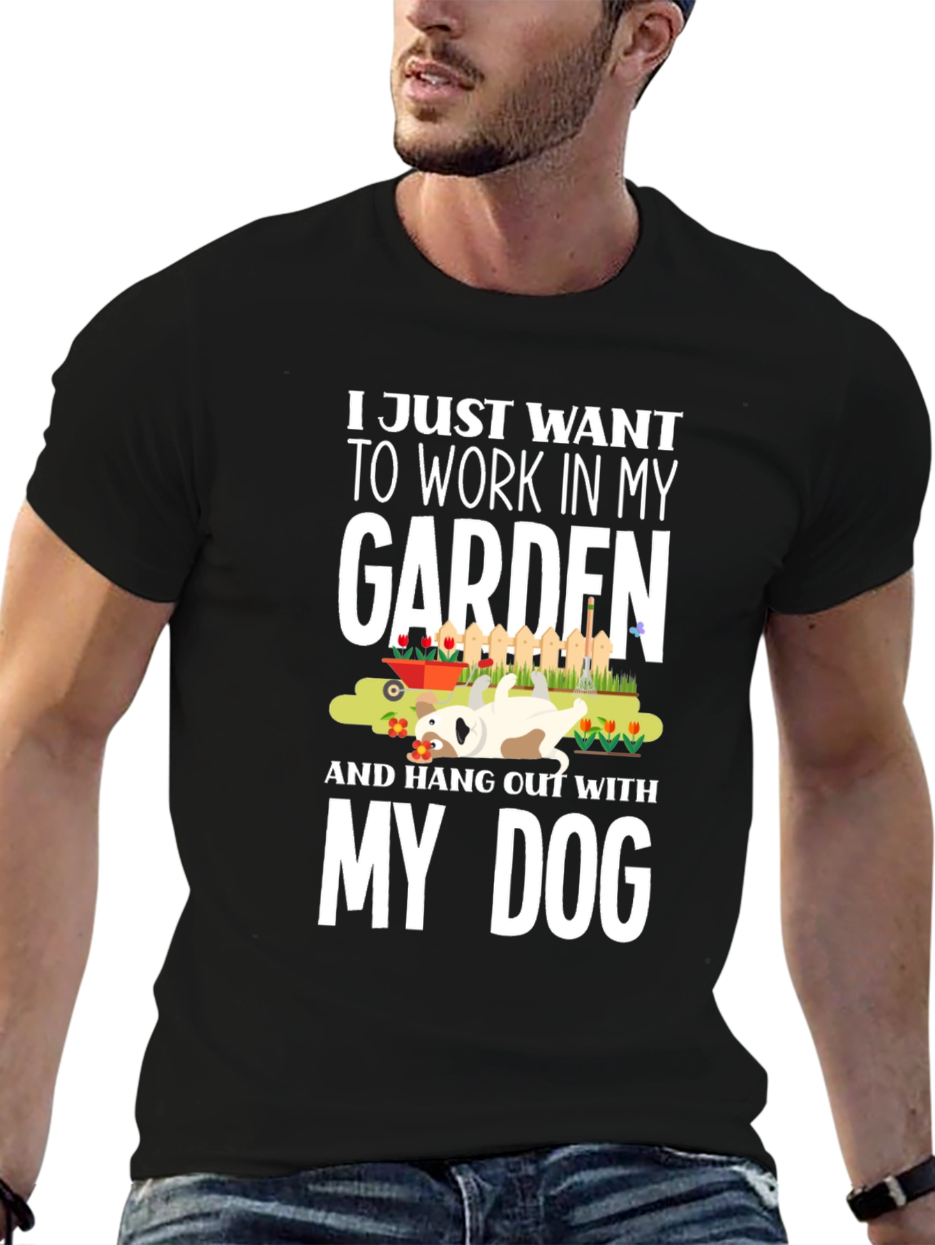 Garden and Dog Lover T-Shirt