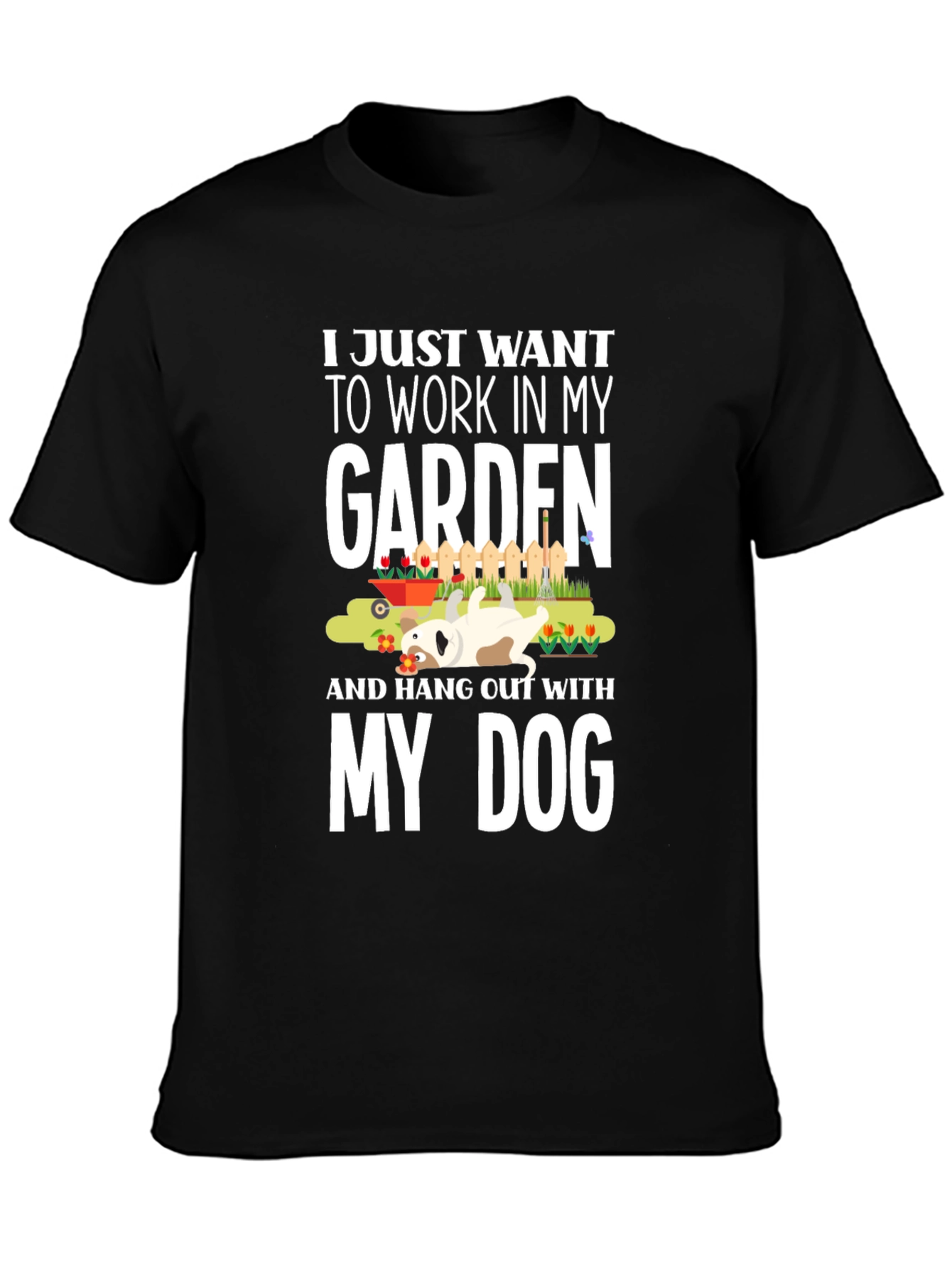 Garden and Dog Lover T-Shirt