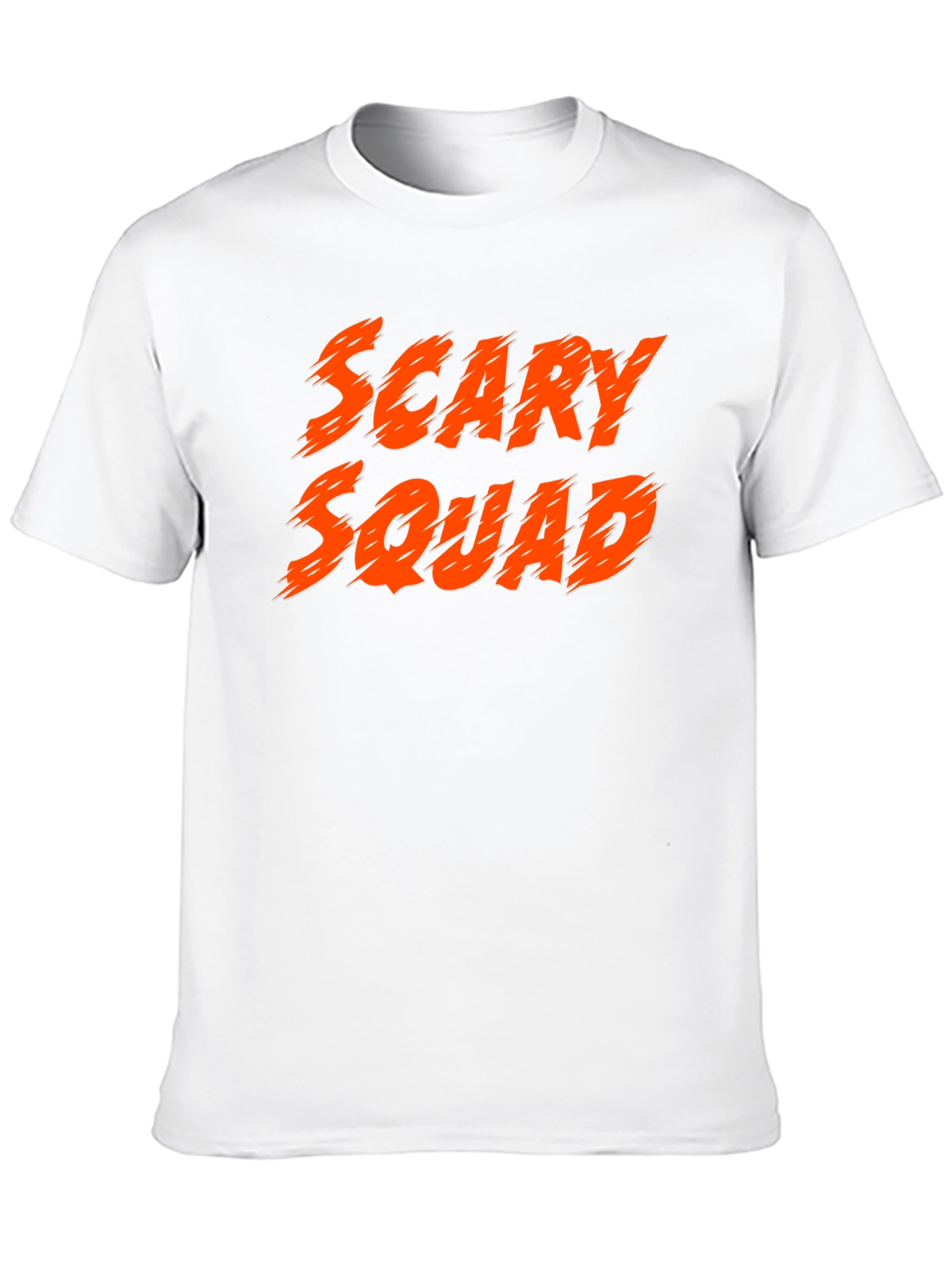 Scary Squad Graphic Print Black T-Shirt