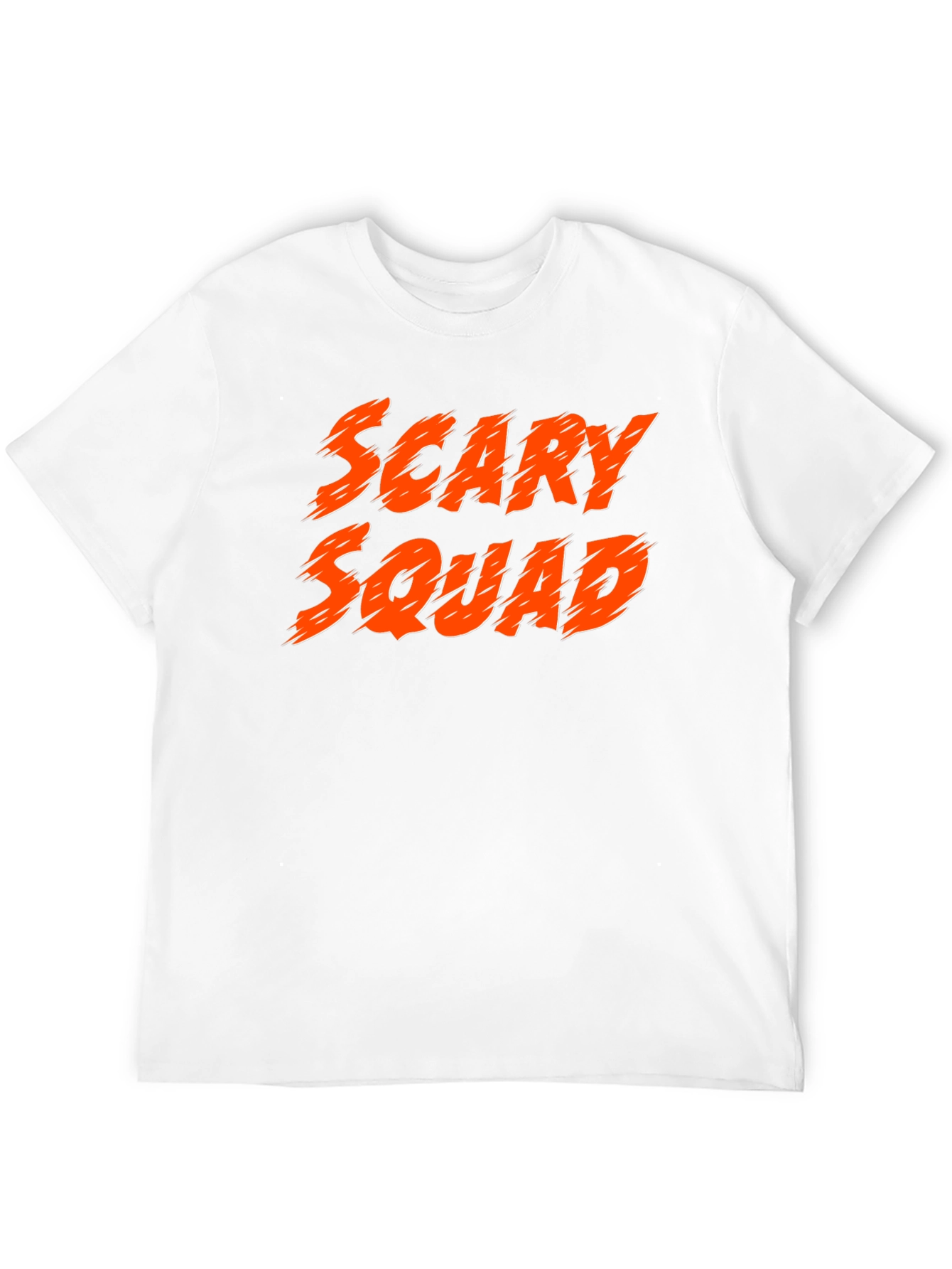 Scary Squad Graphic Print Black T-Shirt