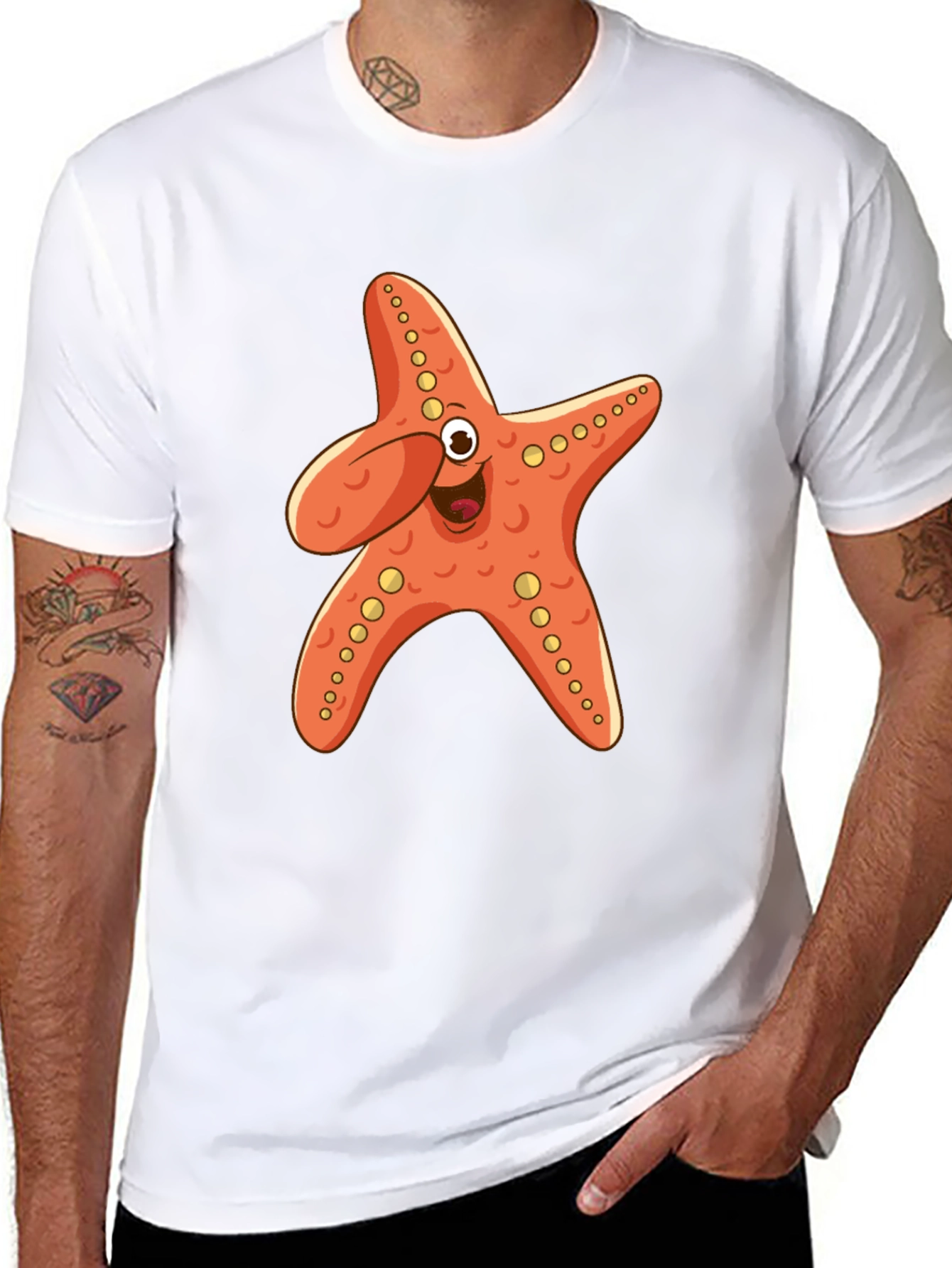 Starfish Graphic Tee - Fun & Unique Design